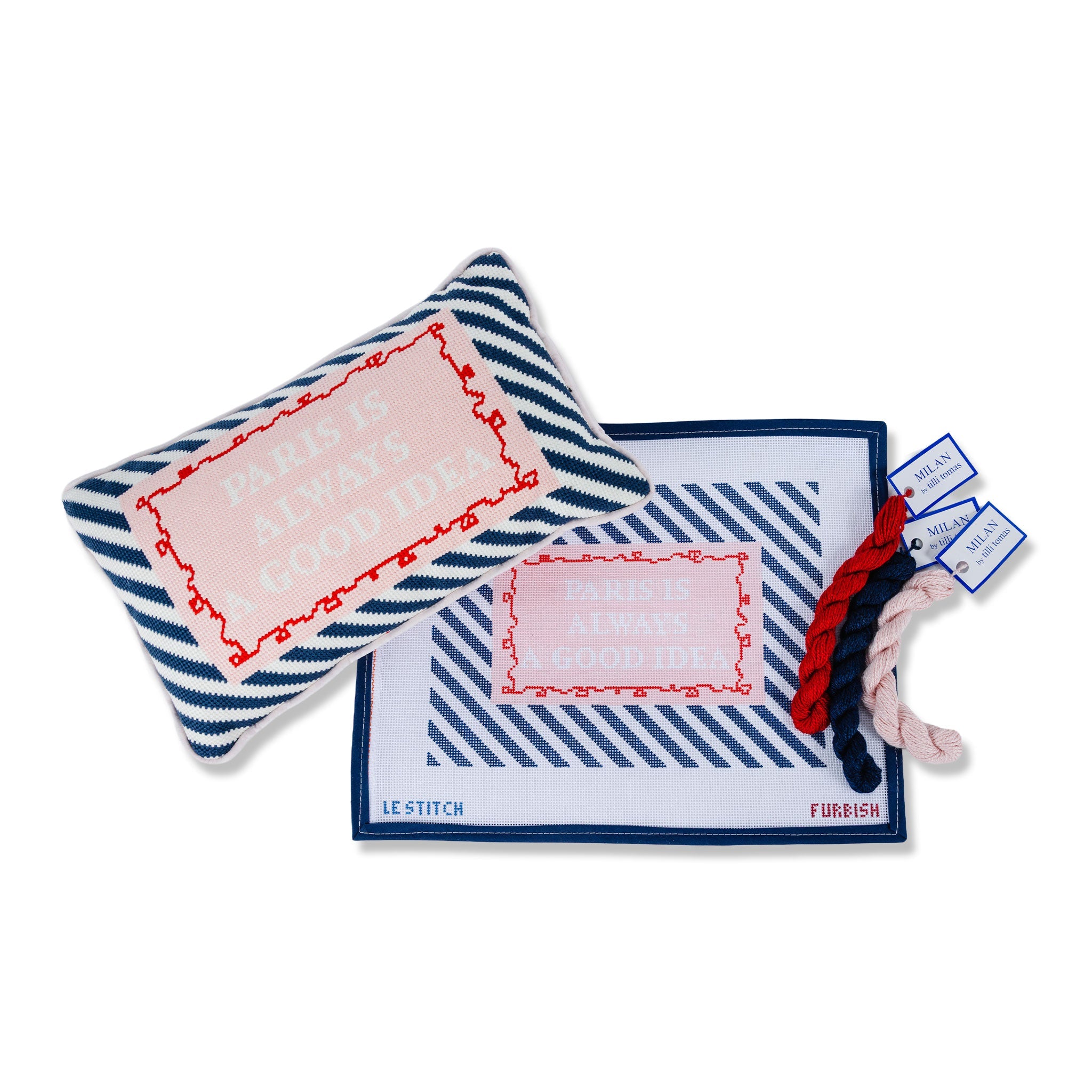 Furbish x Le Stitch - Paris is Always a Good IdeaLe StitchCanvasThe Red Thread Atelier