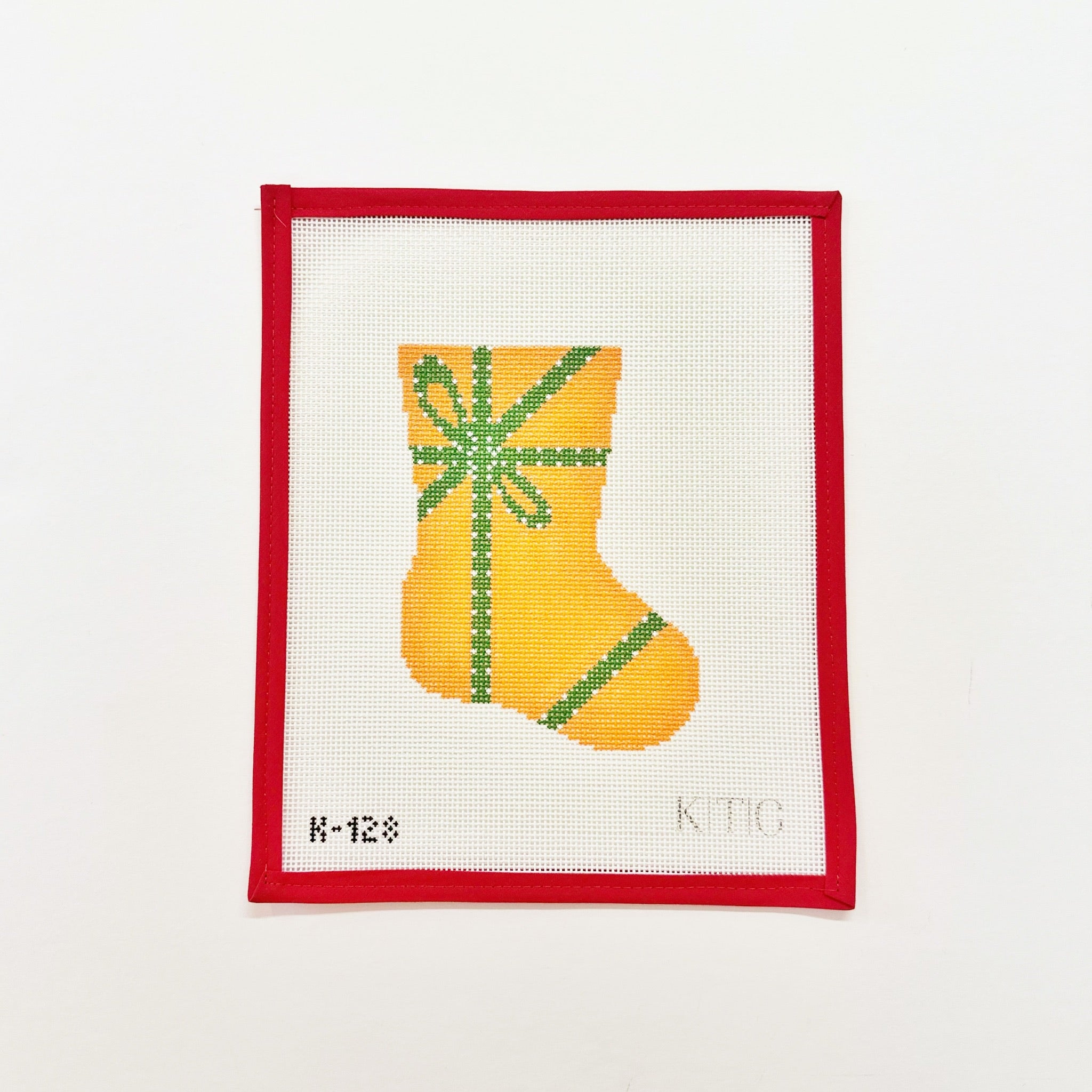 Orange Gifts Mini StockingKTGCanvasThe Red Thread Atelier