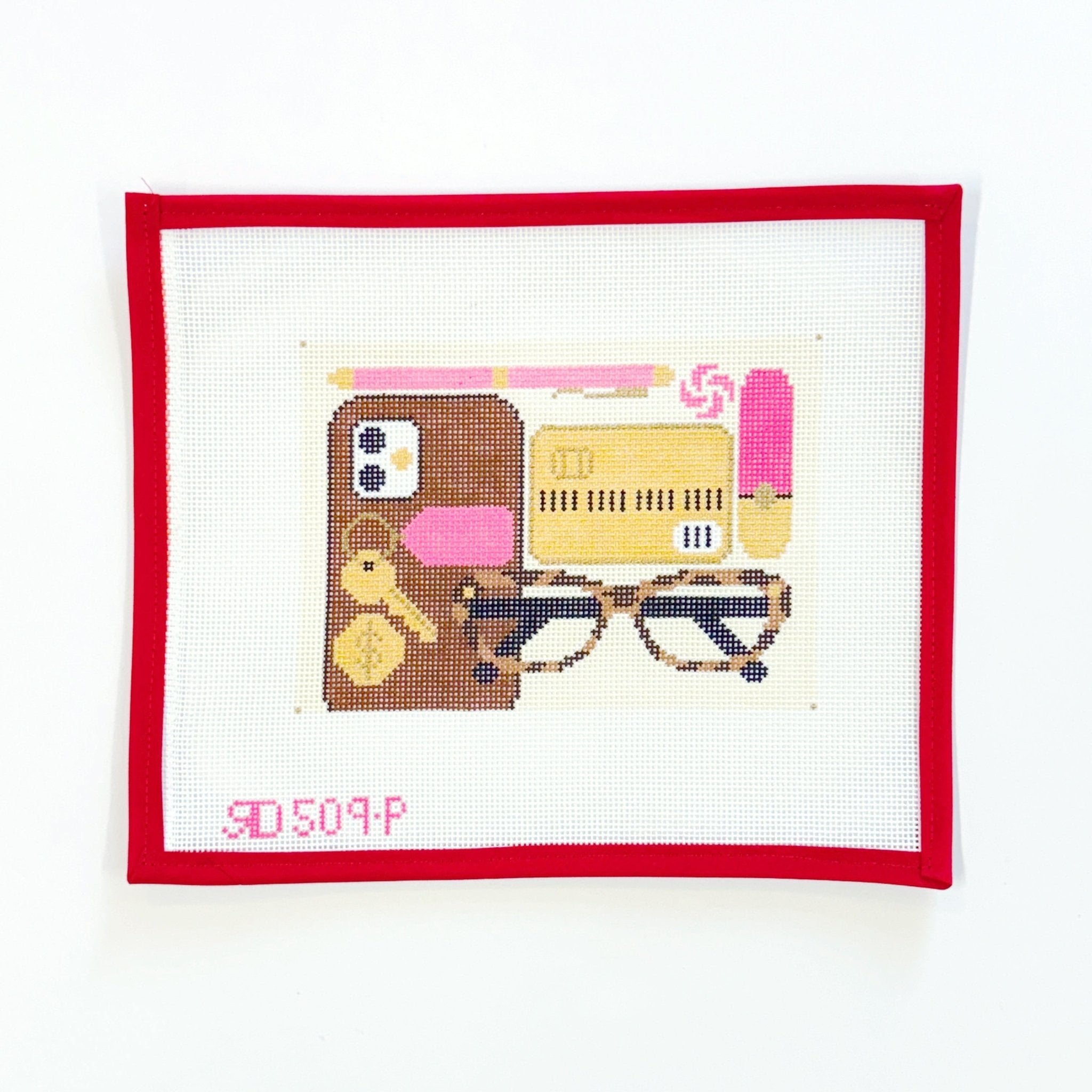 Clutch Valet Tray - Brown & PinkRachel DonleyCanvasThe Red Thread Atelier