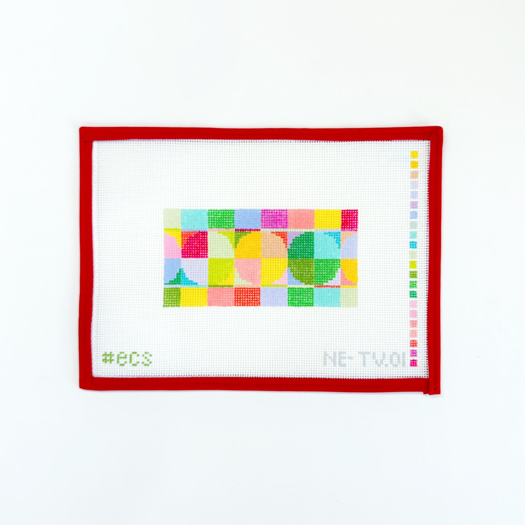 TV Test Eyeglass CaseElizabeth Crane SwartzCanvasThe Red Thread Atelier