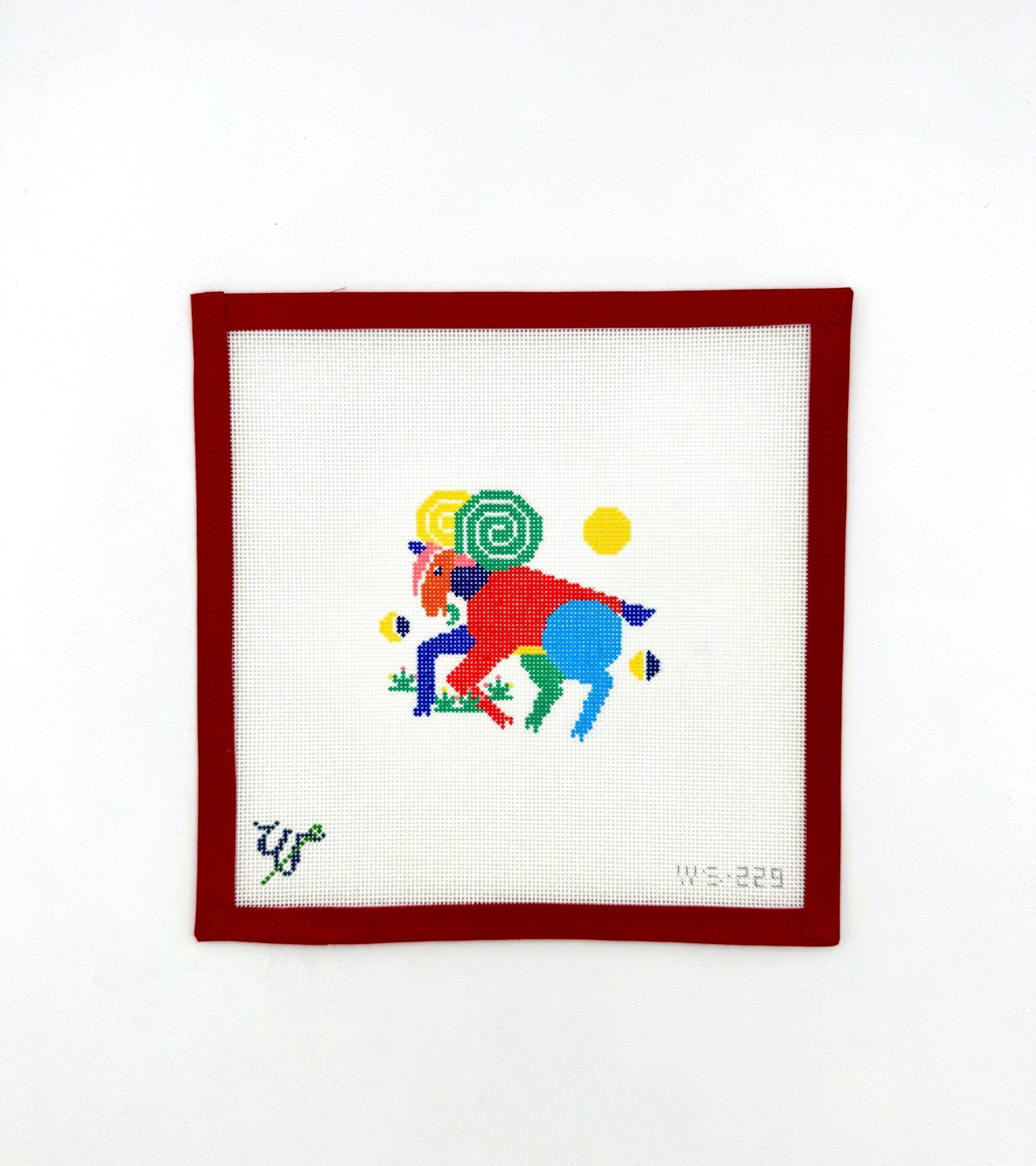 Zodiac collectionWipstitchCanvasThe Red Thread Atelier