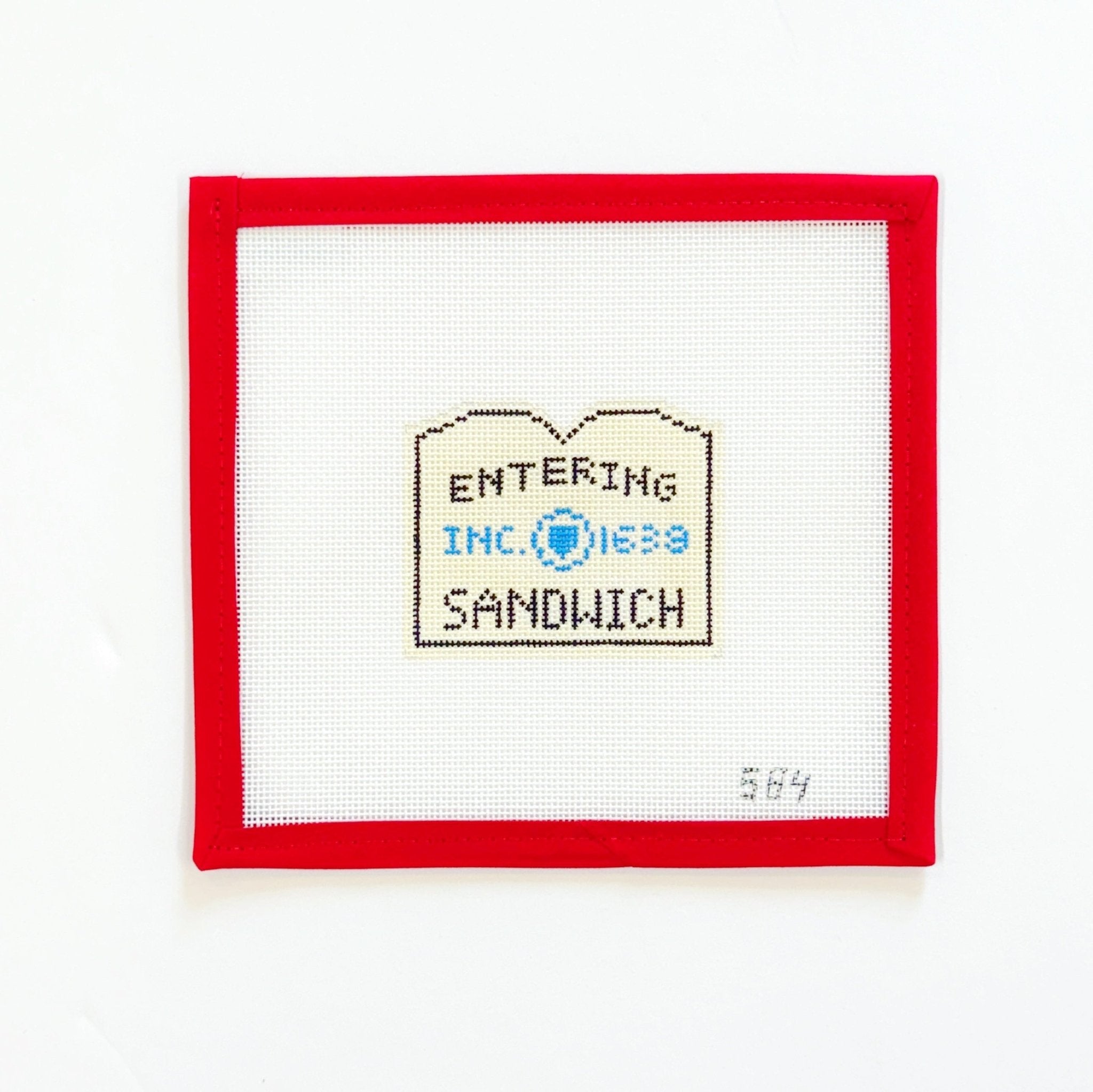 Entering SandwichSilver NeedleCanvasThe Red Thread Atelier