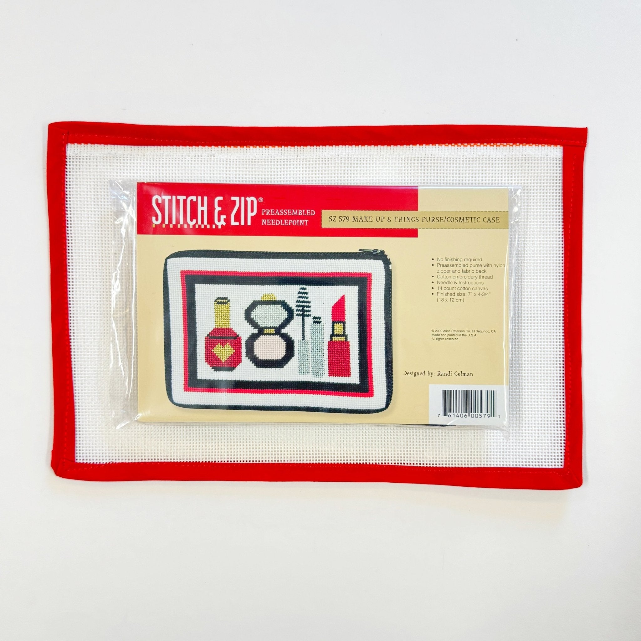 Make Up & Things Bag Kit - Stitch & ZipThe Red Thread AtelierThe Red Thread Atelier