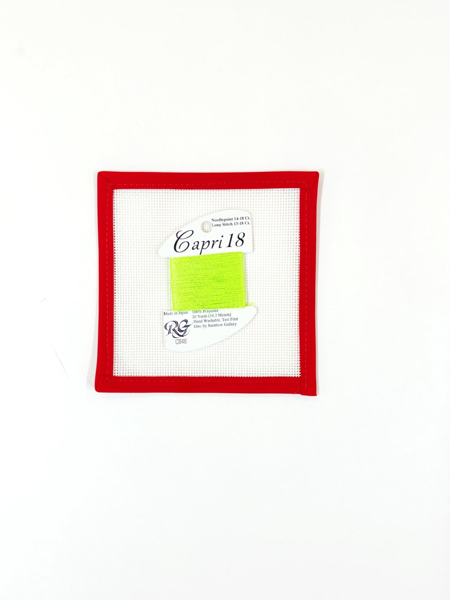 Capri 18 - Neon GreenRainbow GalleryThe Red Thread Atelier