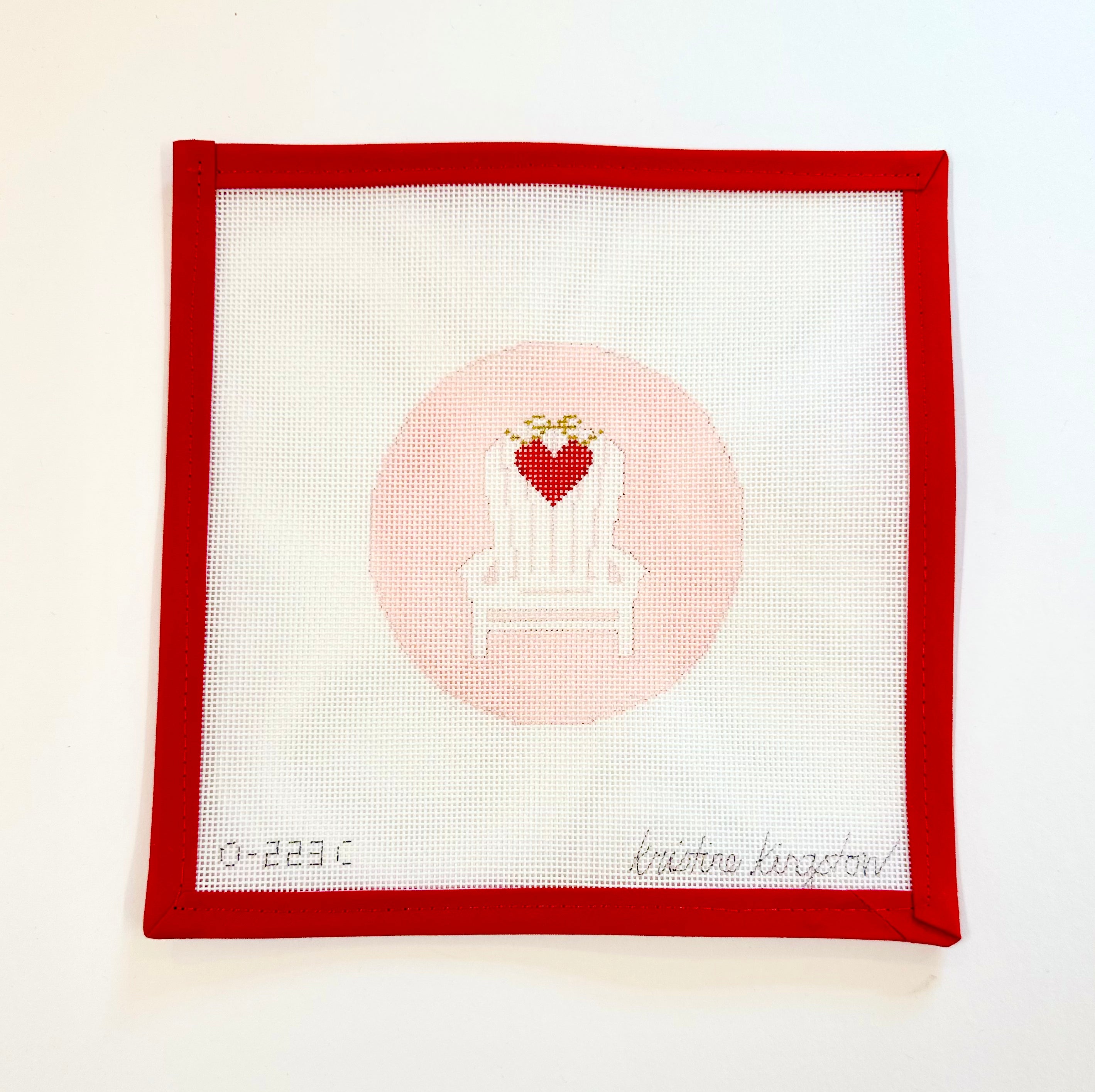 Pink with heart - Adirondack Chair