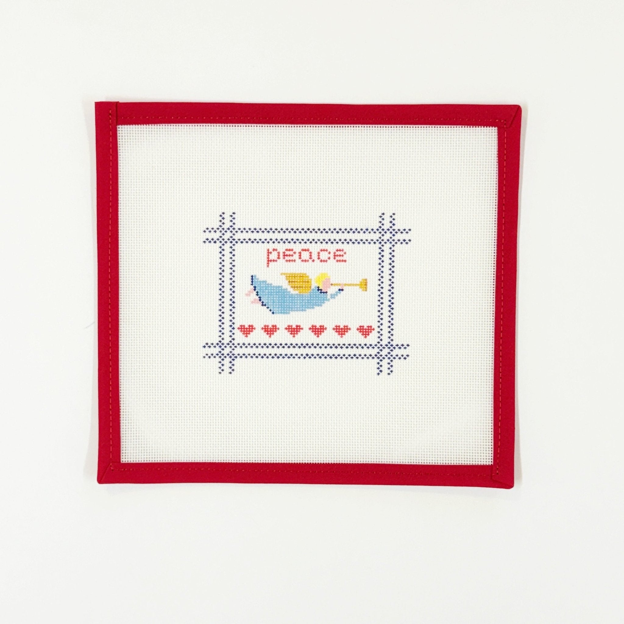 PeaceLittle stitches needleworksCanvasThe Red Thread Atelier
