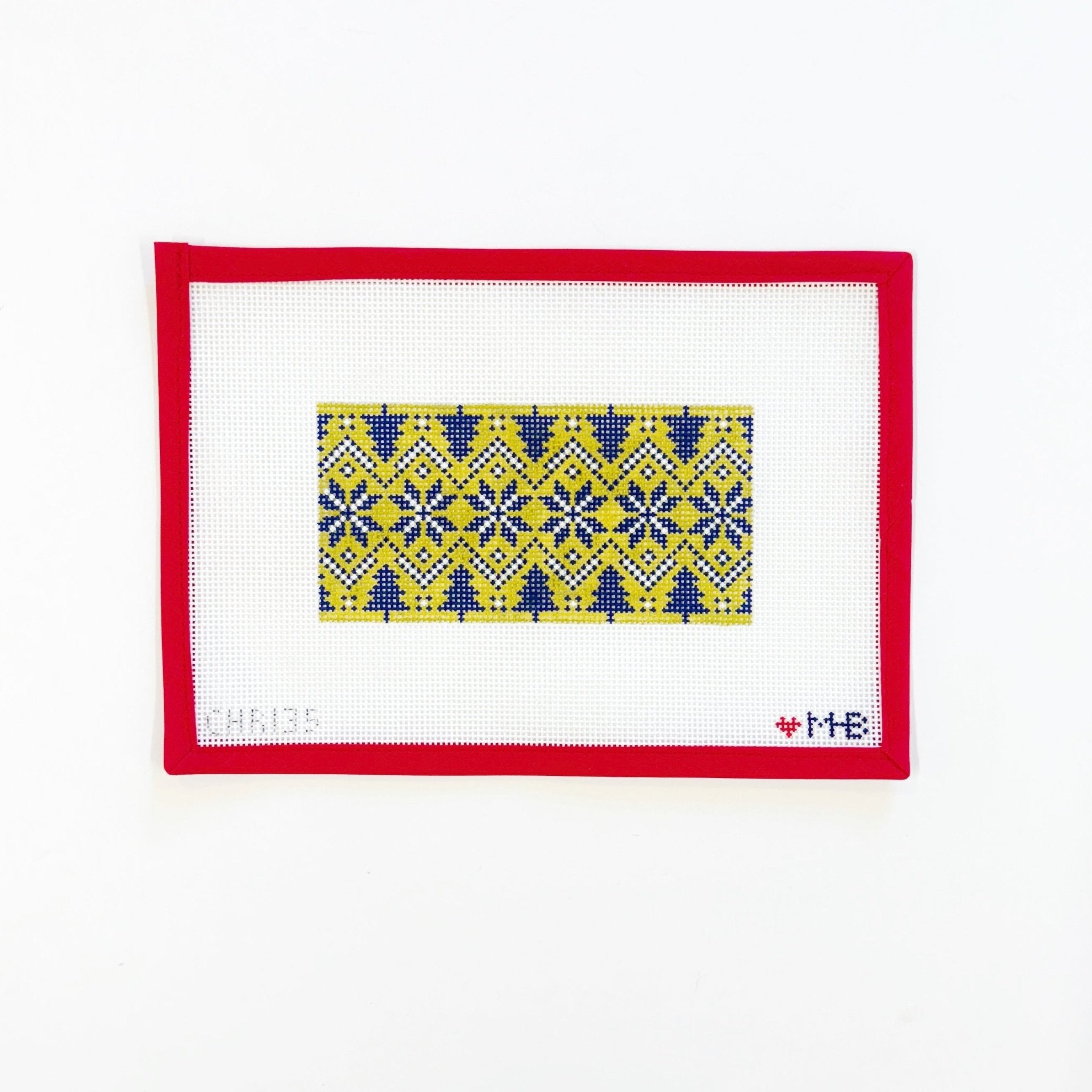 Christmas Fair Isle - LoveMHB ExclusiveThe Red Thread AtelierCanvasThe Red Thread Atelier