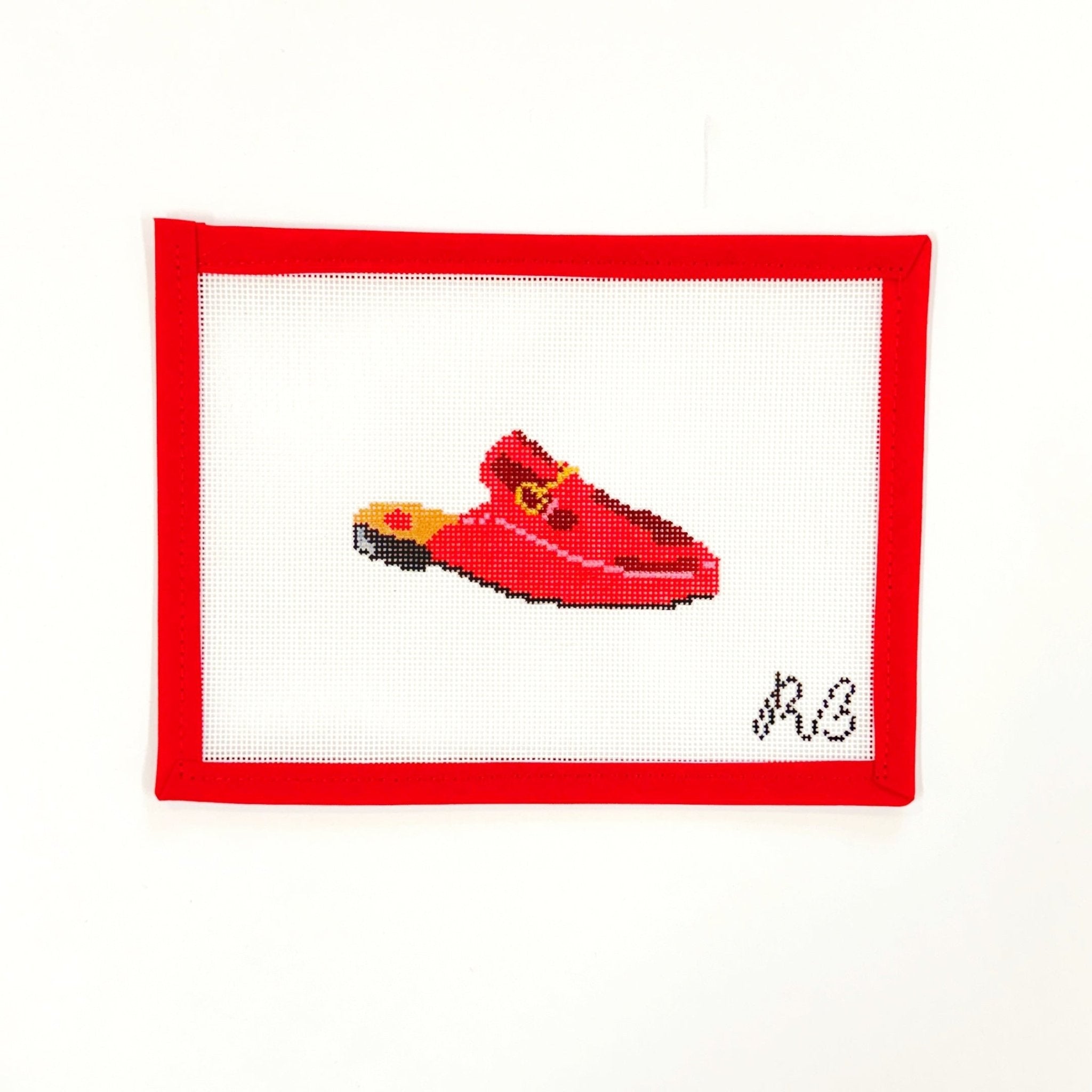 Red Fancy LoaferRachel BarriCanvasThe Red Thread Atelier