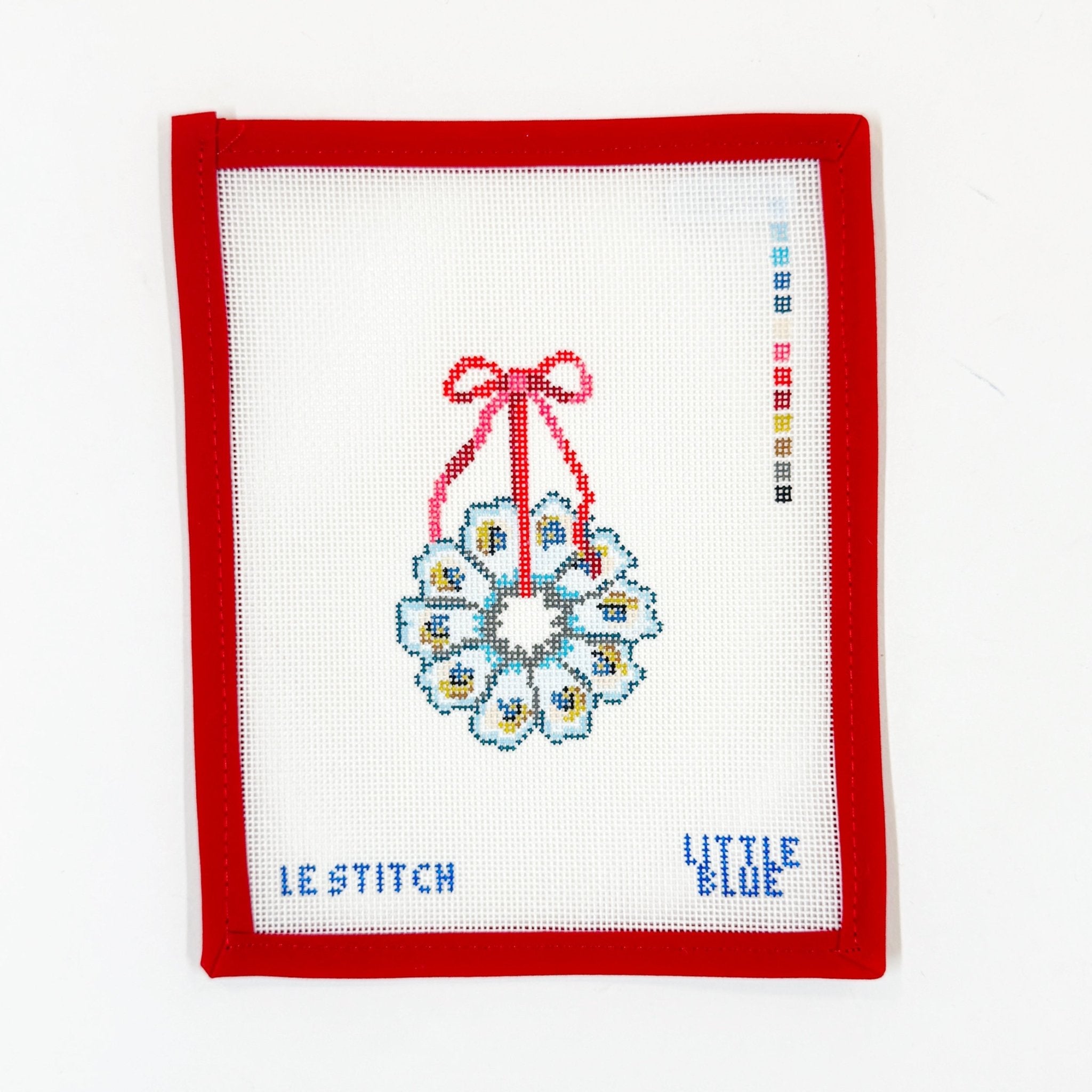 Oyster WreathLe StitchCanvasThe Red Thread Atelier