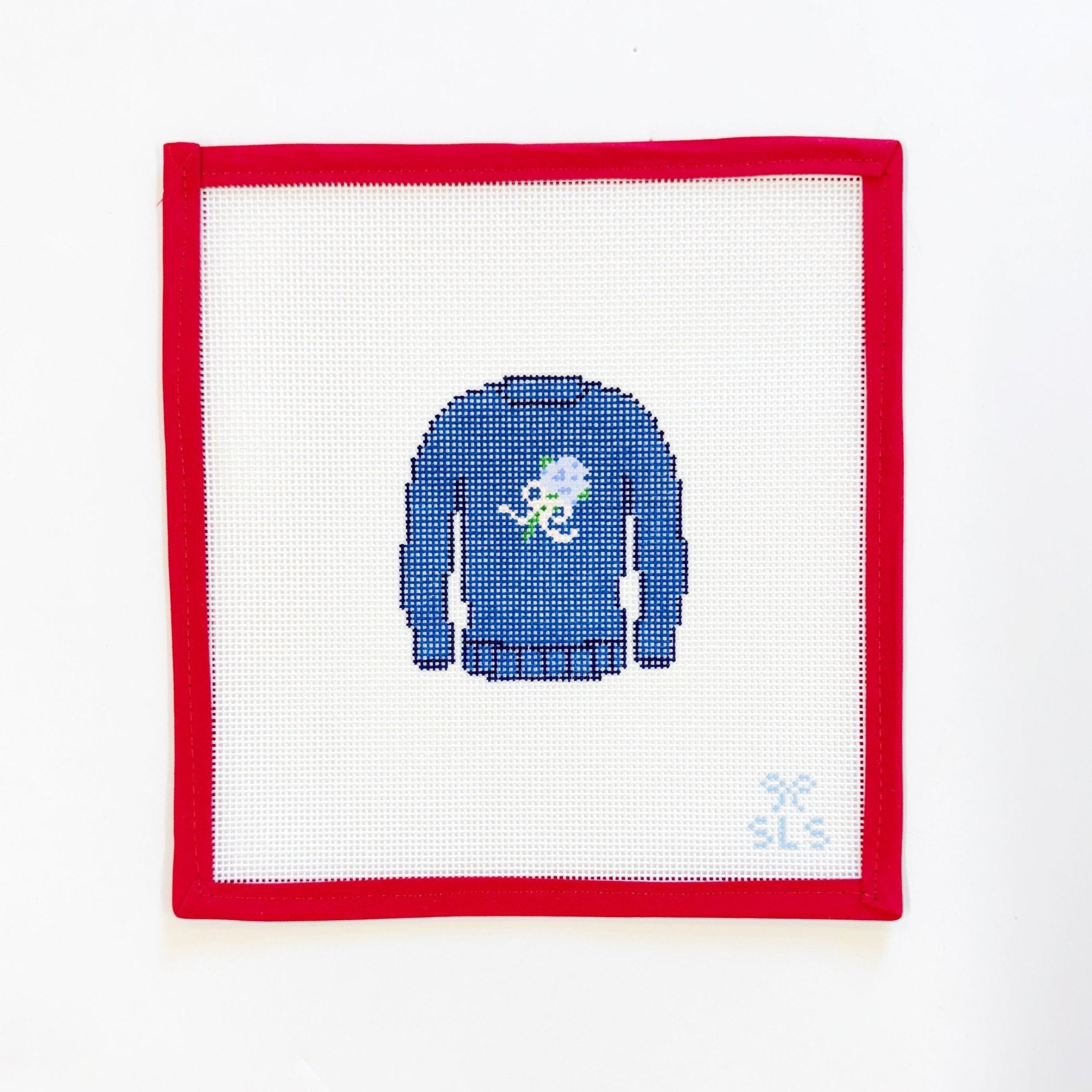 Hydrangea SweaterSLS NeedlepointCanvasThe Red Thread Atelier