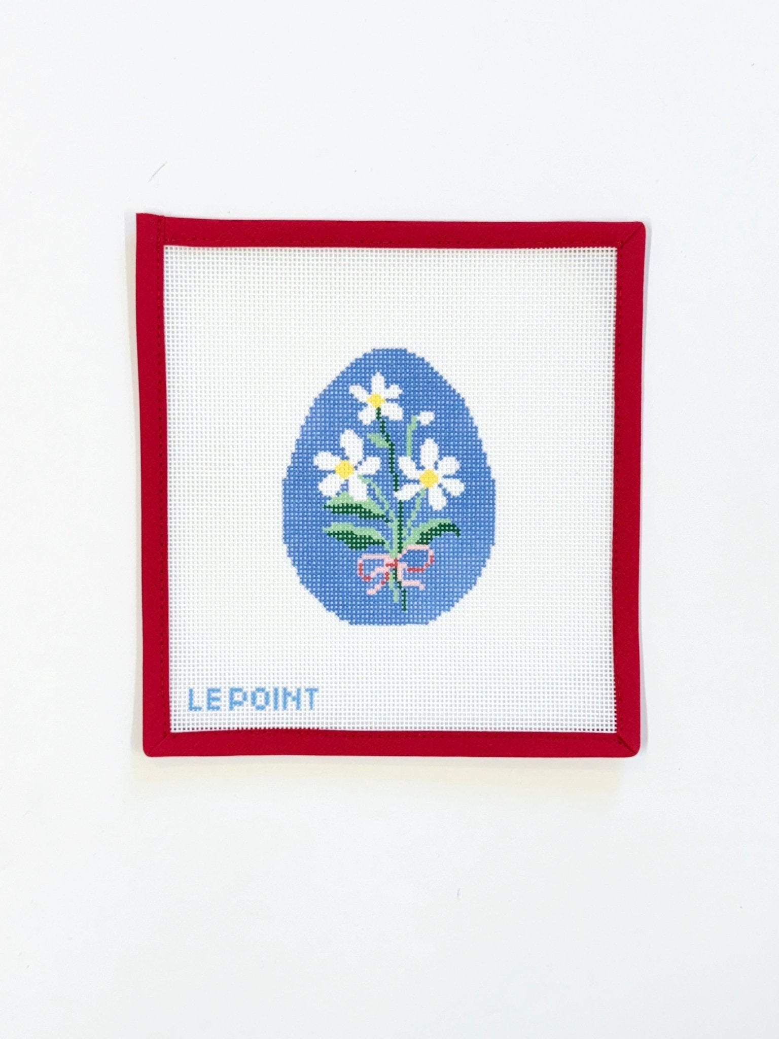 Le Point Egg - DaisiesLe Point StudioCanvasThe Red Thread Atelier