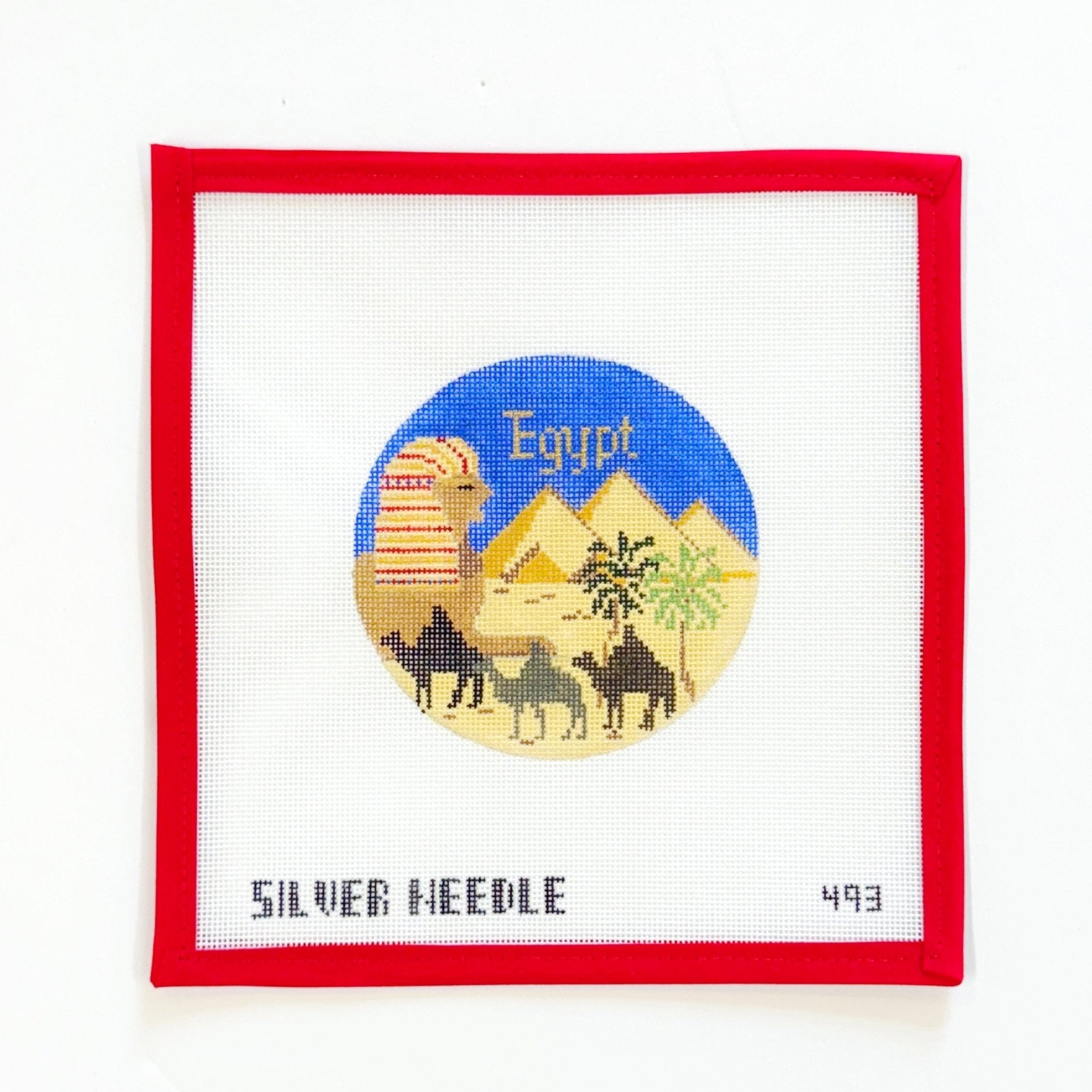 Egypt OrnamentSilver NeedleCanvasThe Red Thread Atelier