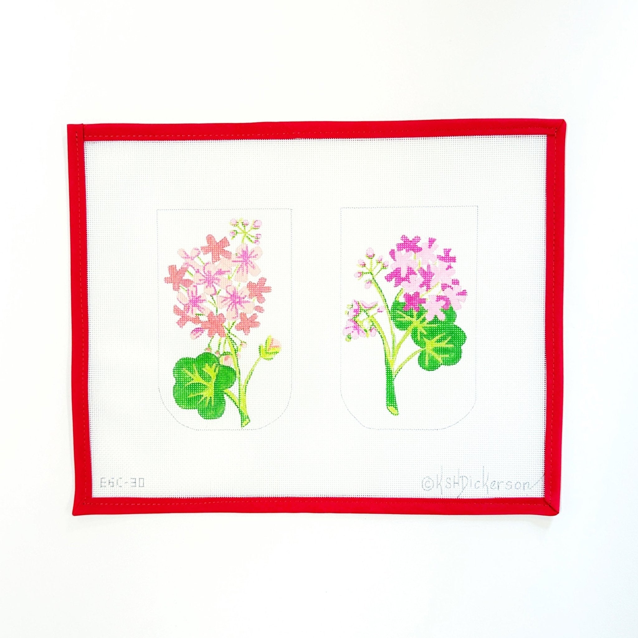 Geranium Eyeglass pinksKate DickersonCanvasThe Red Thread Atelier