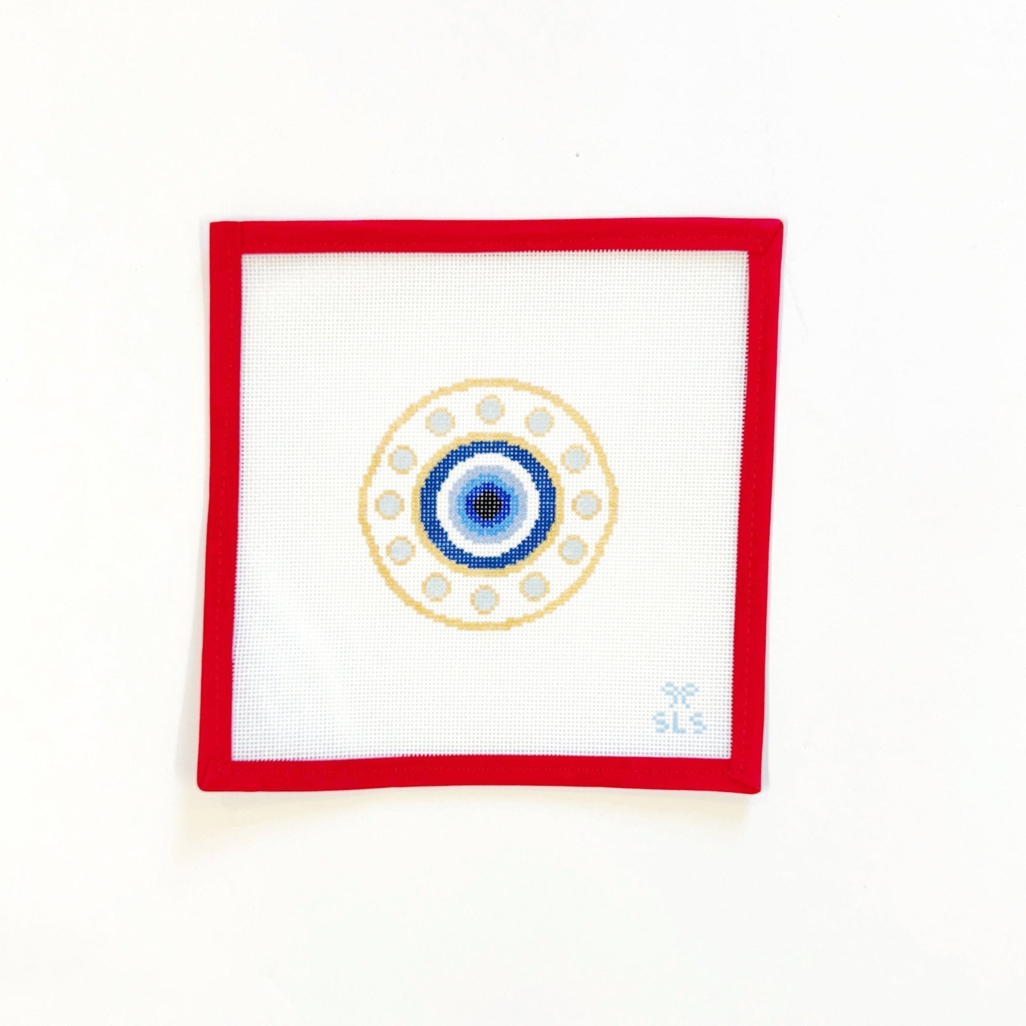 Evil EyeSLS NeedlepointCanvasThe Red Thread Atelier