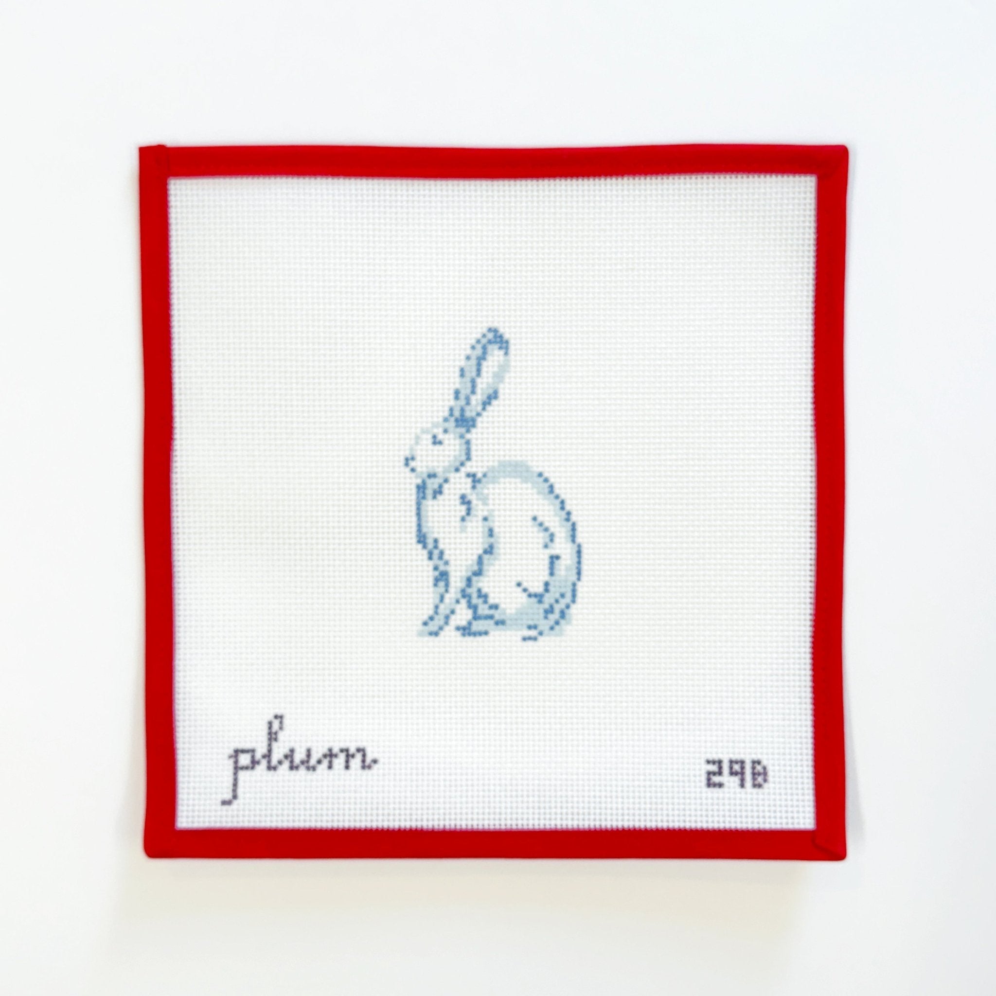 Alice in Wonderland - white rabbitPlum StitcheryCanvasThe Red Thread Atelier