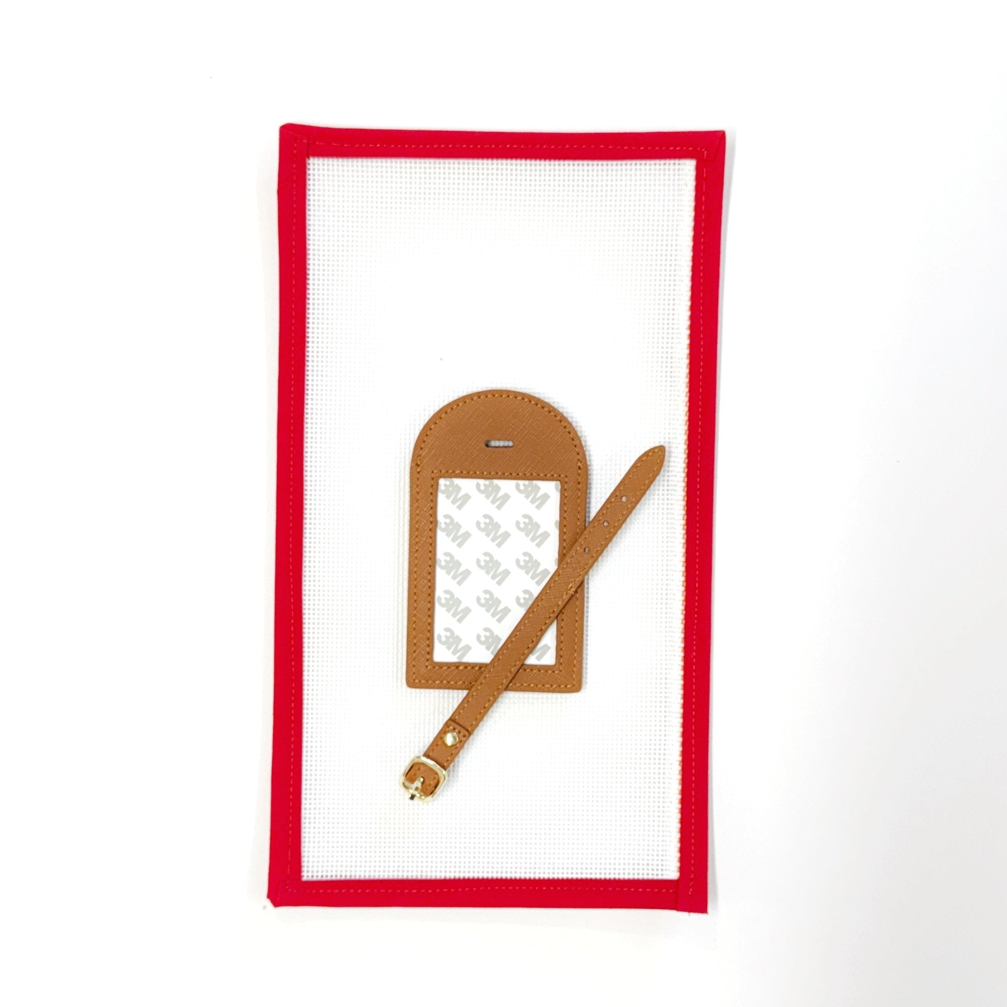 Leather Luggage TagsRachel BarriCanvasThe Red Thread Atelier