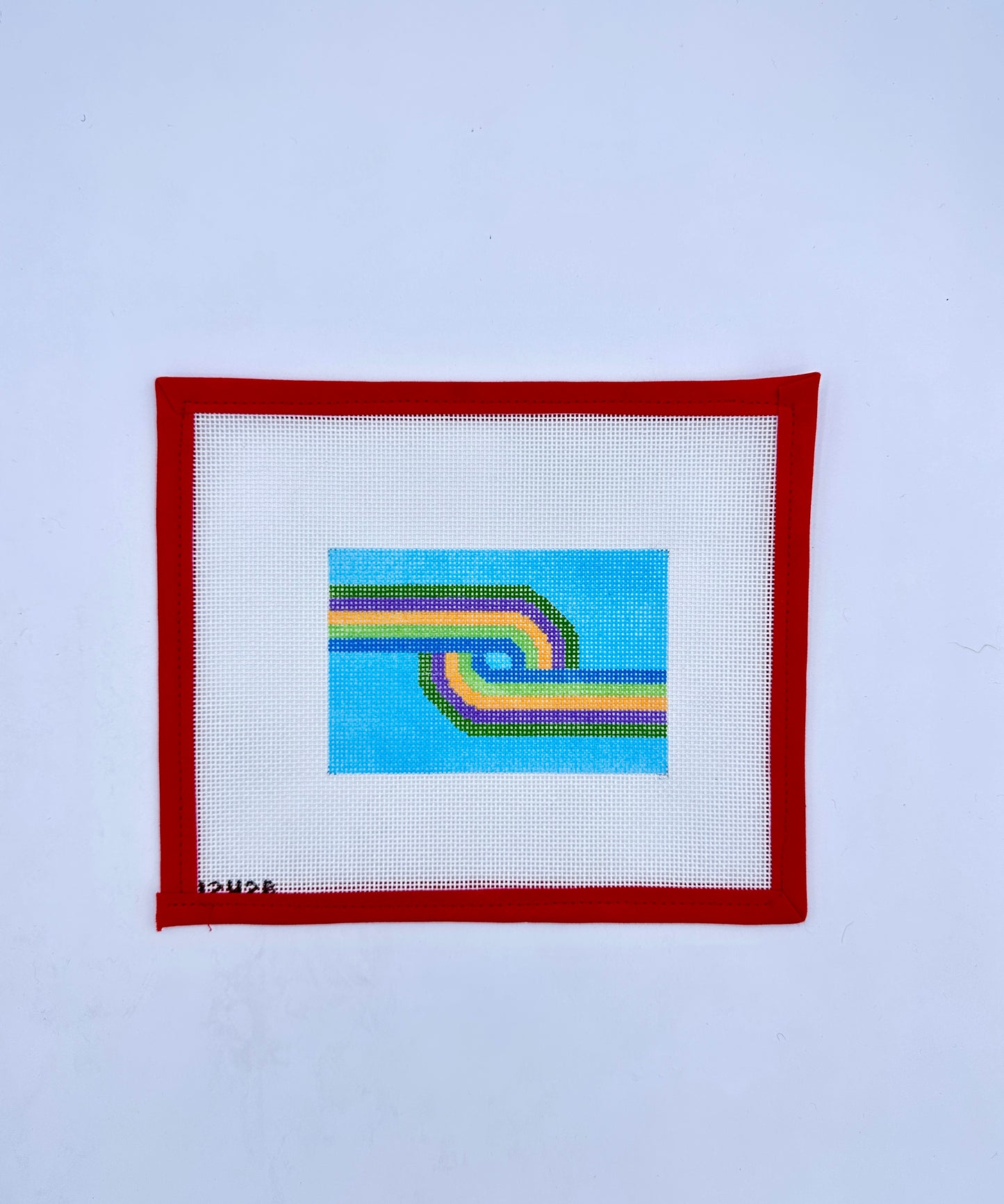Multicolored Lines Passport Insert