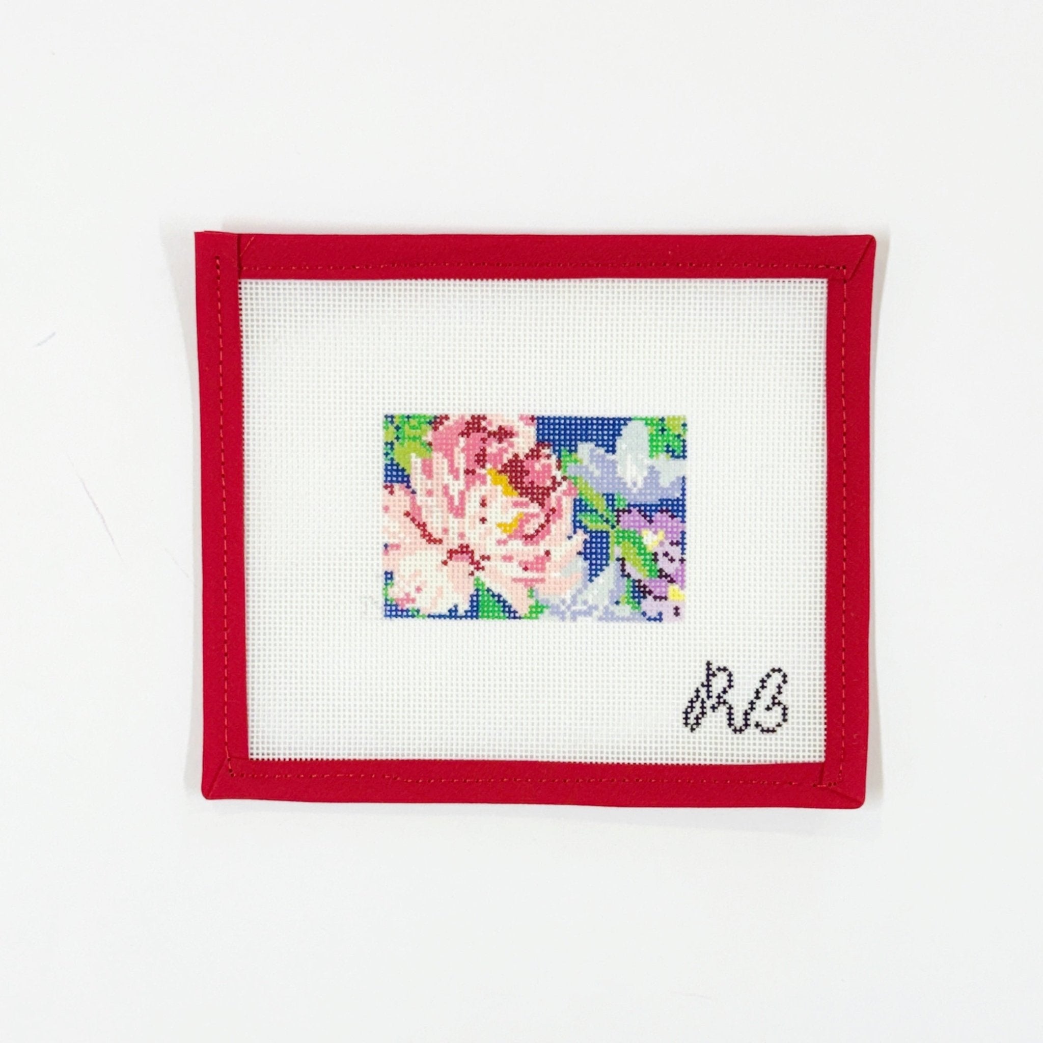 Midnight Blooms mini insertRachel BarriCanvasThe Red Thread Atelier