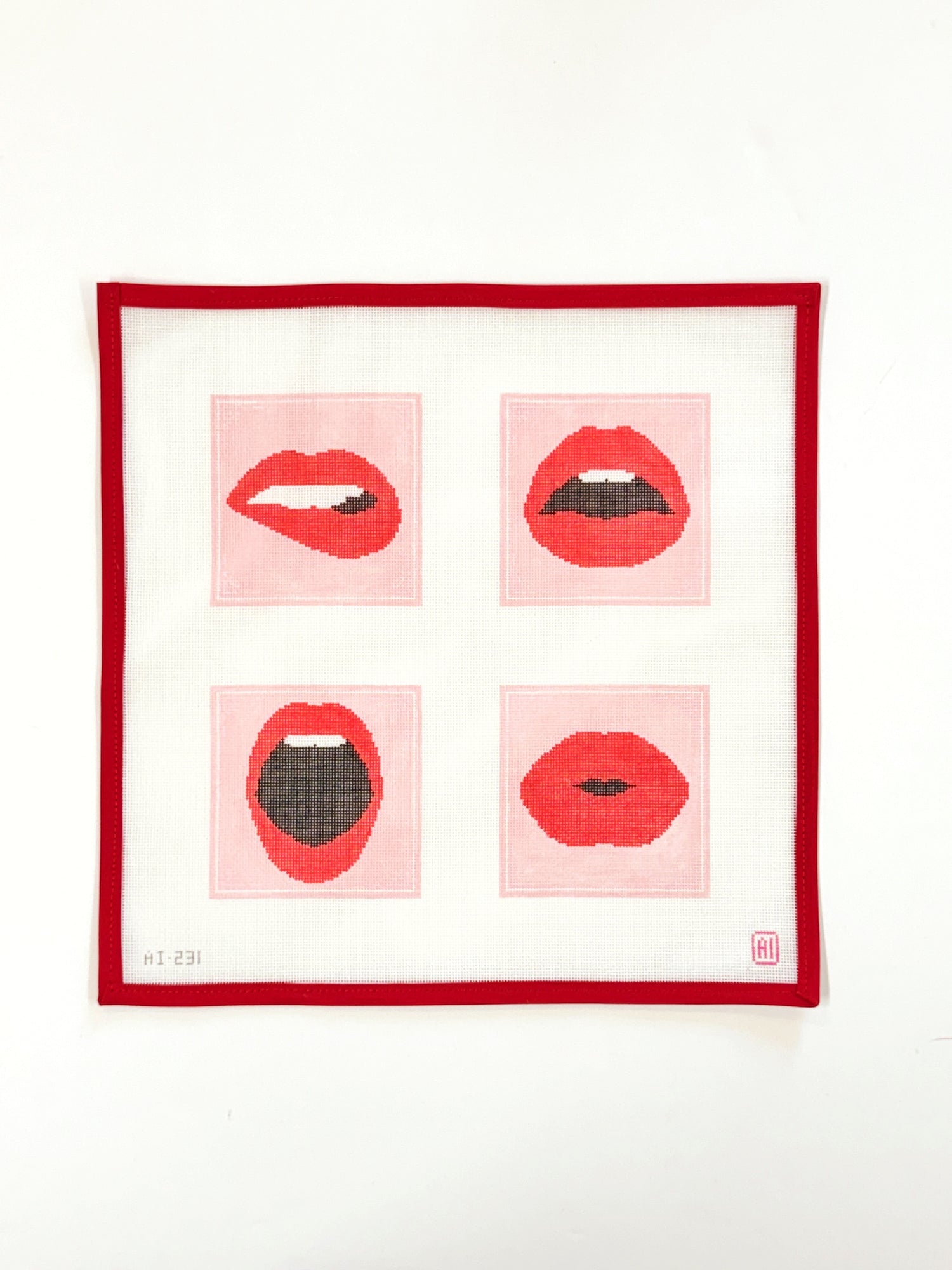 Red Lips Coaster Set