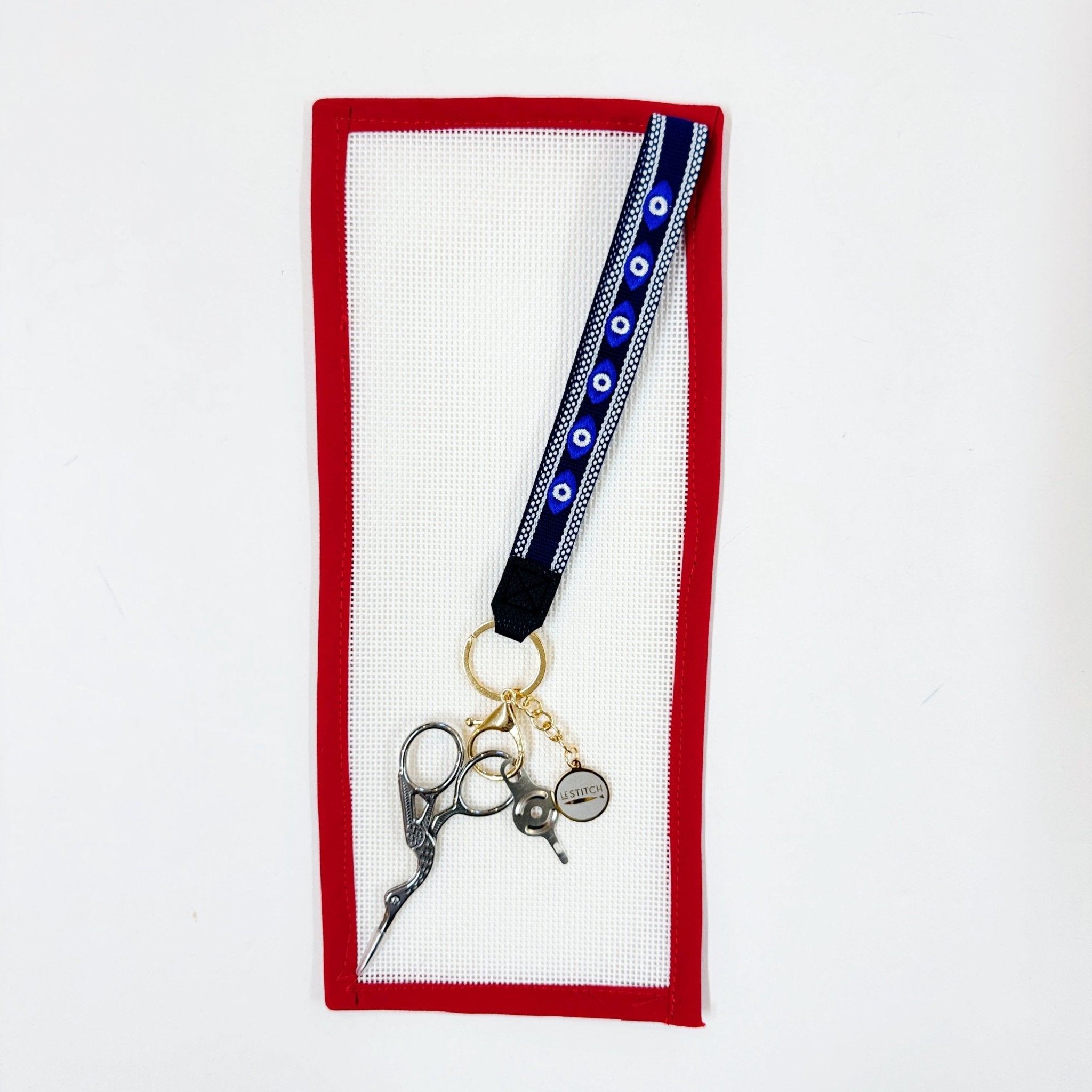 Evil Eye Wrist FOB - navyLe StitchAccessoryThe Red Thread Atelier