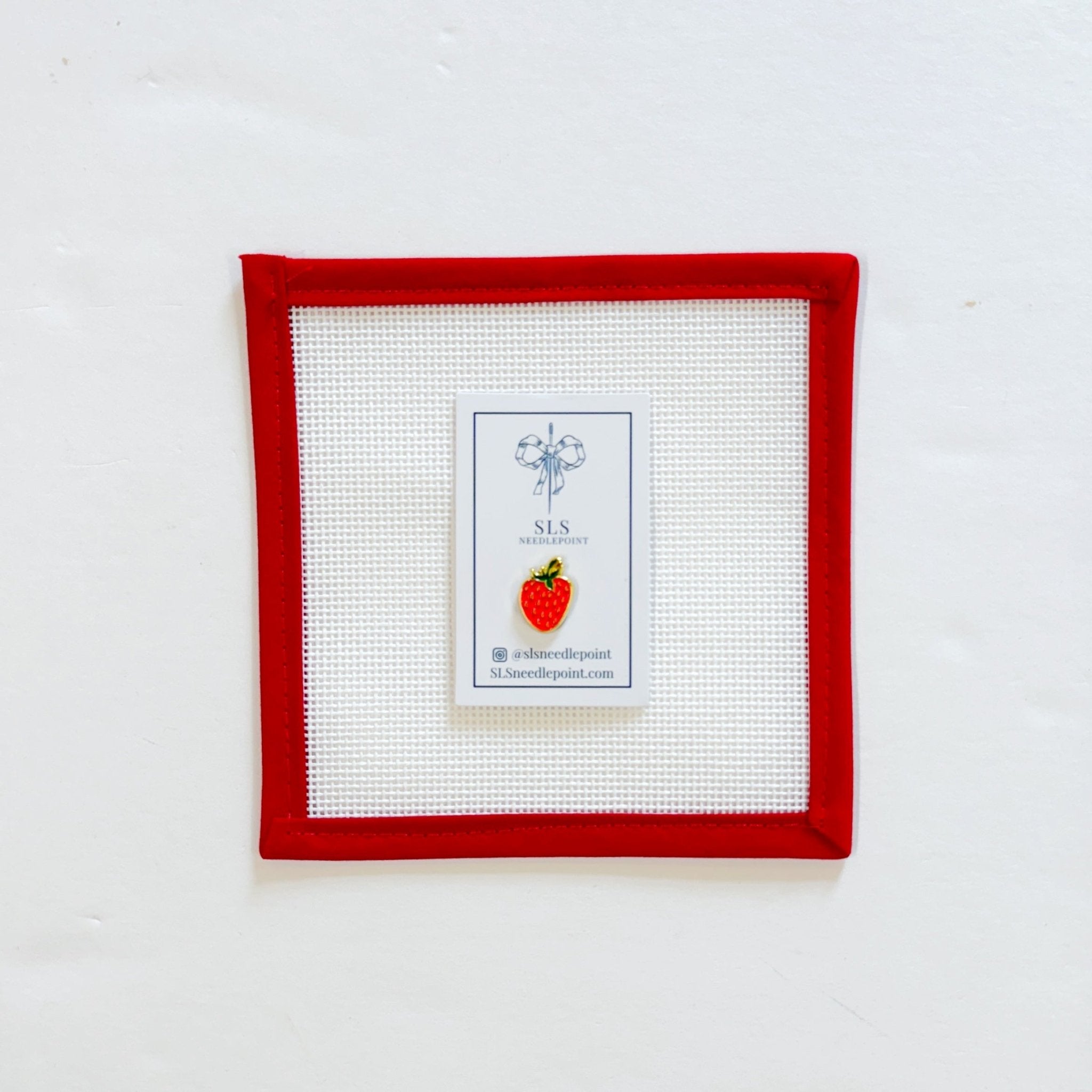 Needleminder - StrawberrySLS NeedlepointNeedleminderThe Red Thread Atelier