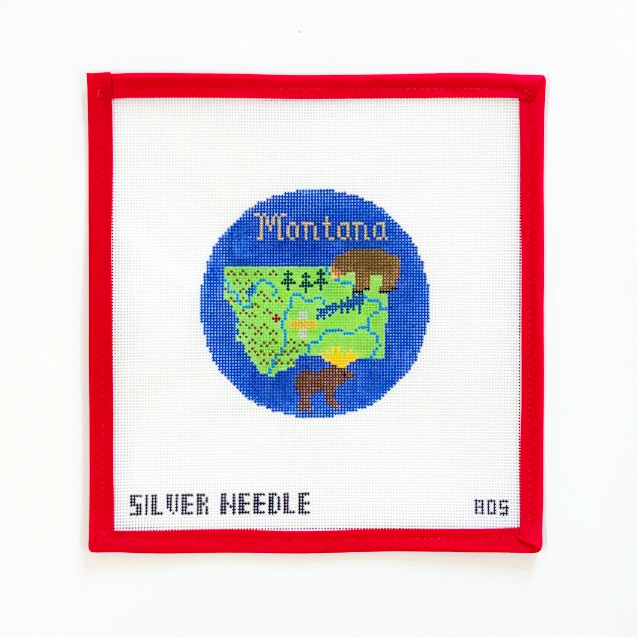 Montana OrnamentSilver NeedleCanvasThe Red Thread Atelier