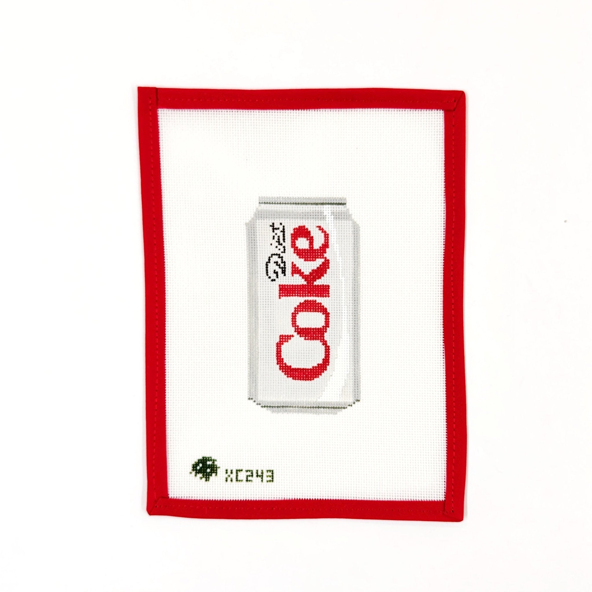 Diet Coke CanElm Tree NeedlepointCanvasThe Red Thread Atelier