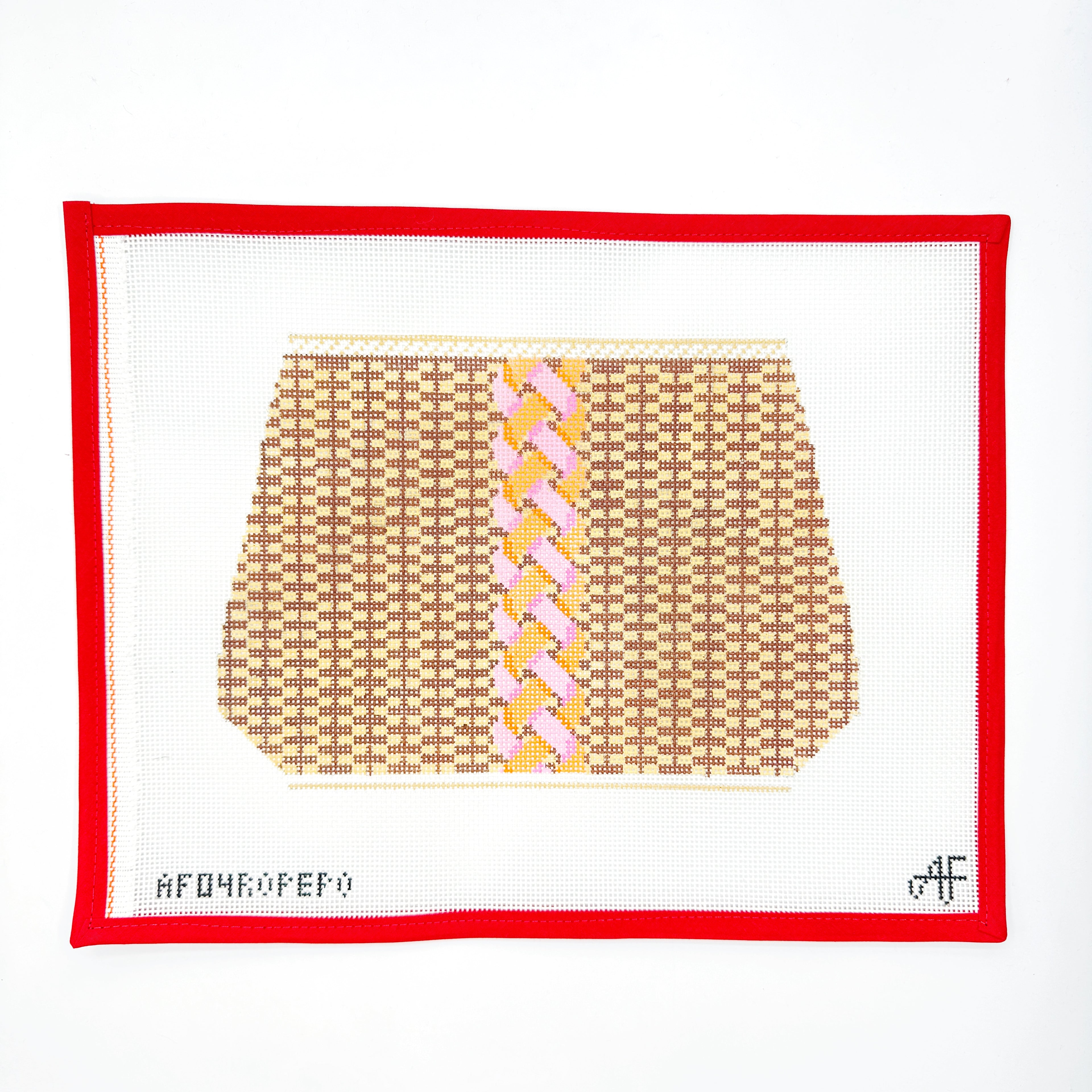 Rope Ribbon Clutch - pinks