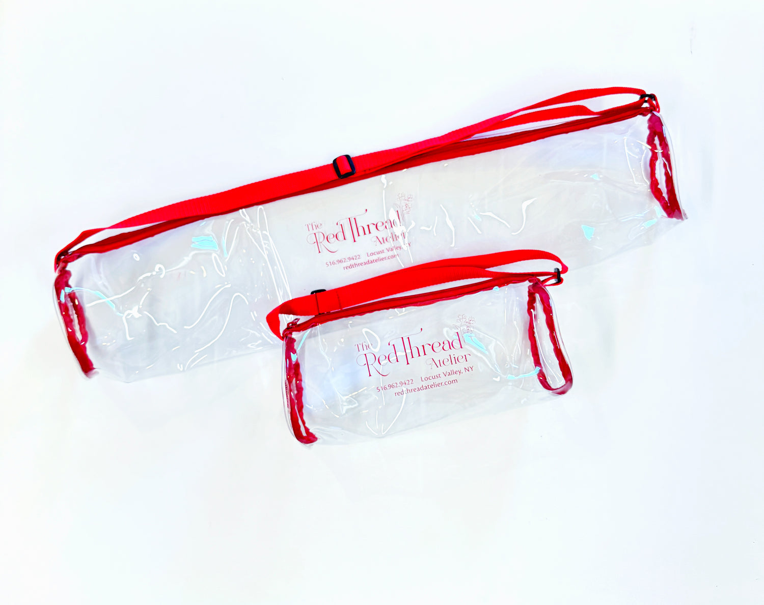 Red Thread Vinyl Rollup Project Bags