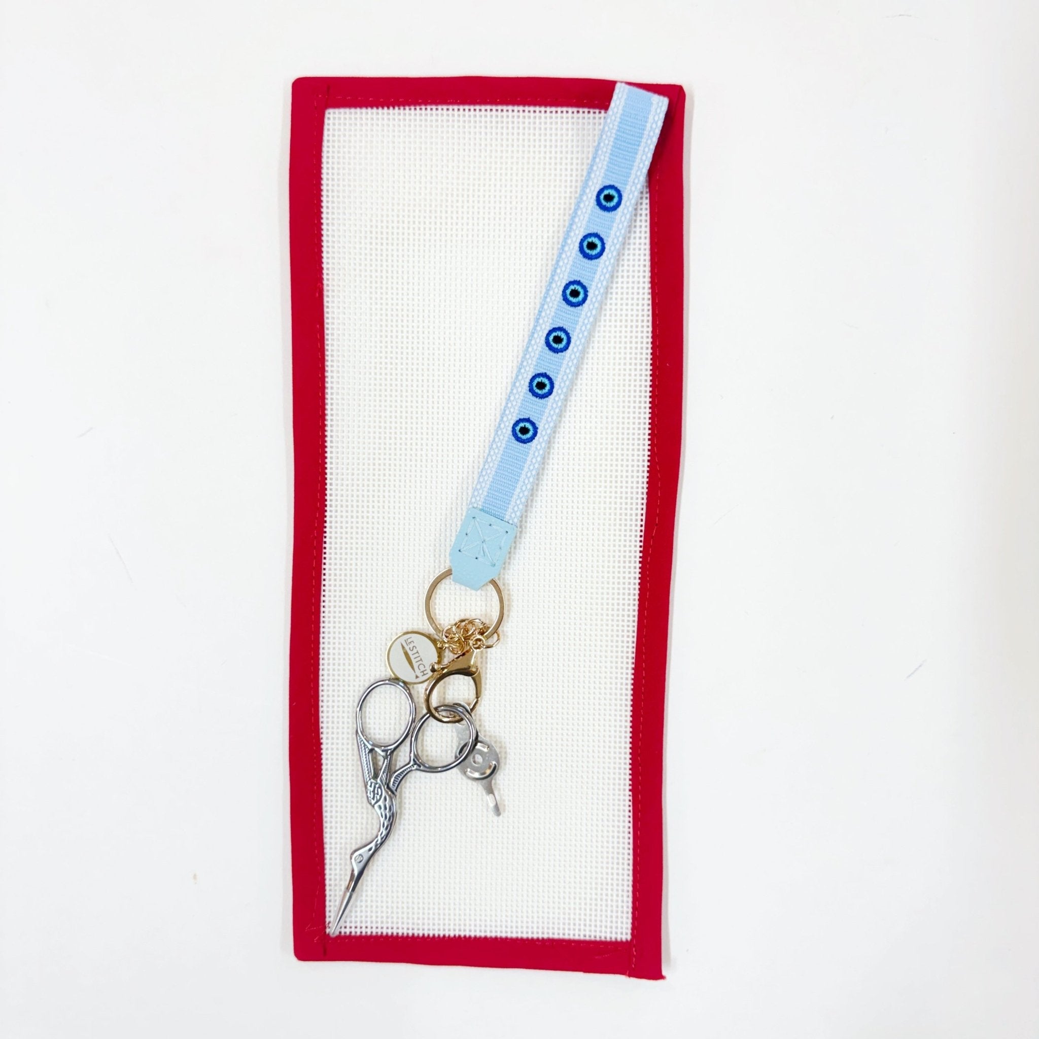 Evil Eye Wrist FOB - light blueLe StitchAccessoryThe Red Thread Atelier