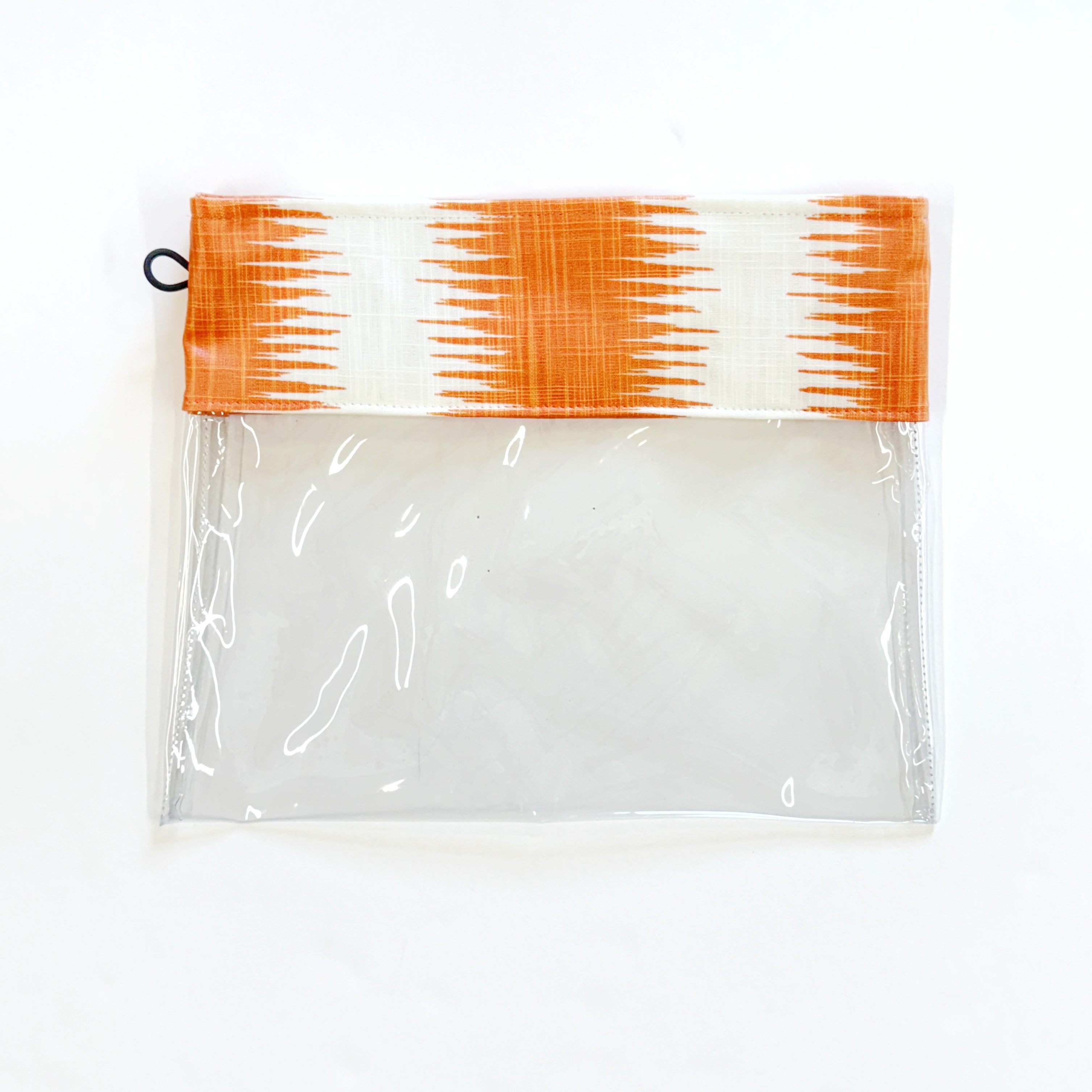 Porta Organizer Bag (two gallon size wide): Creamsicle (orange and white)