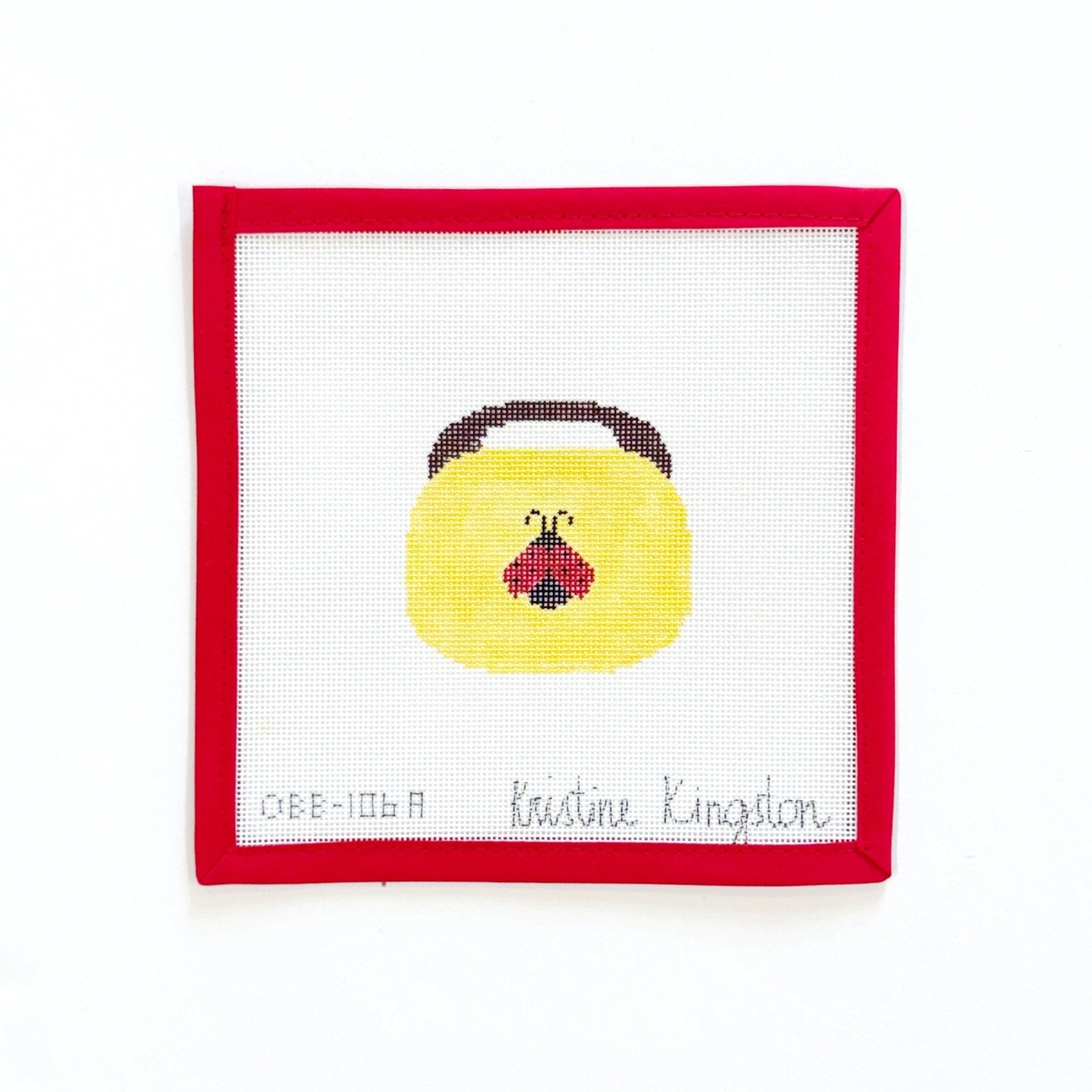 Ladybug Bermuda Bag on yellowKristine KingstonCanvasThe Red Thread Atelier