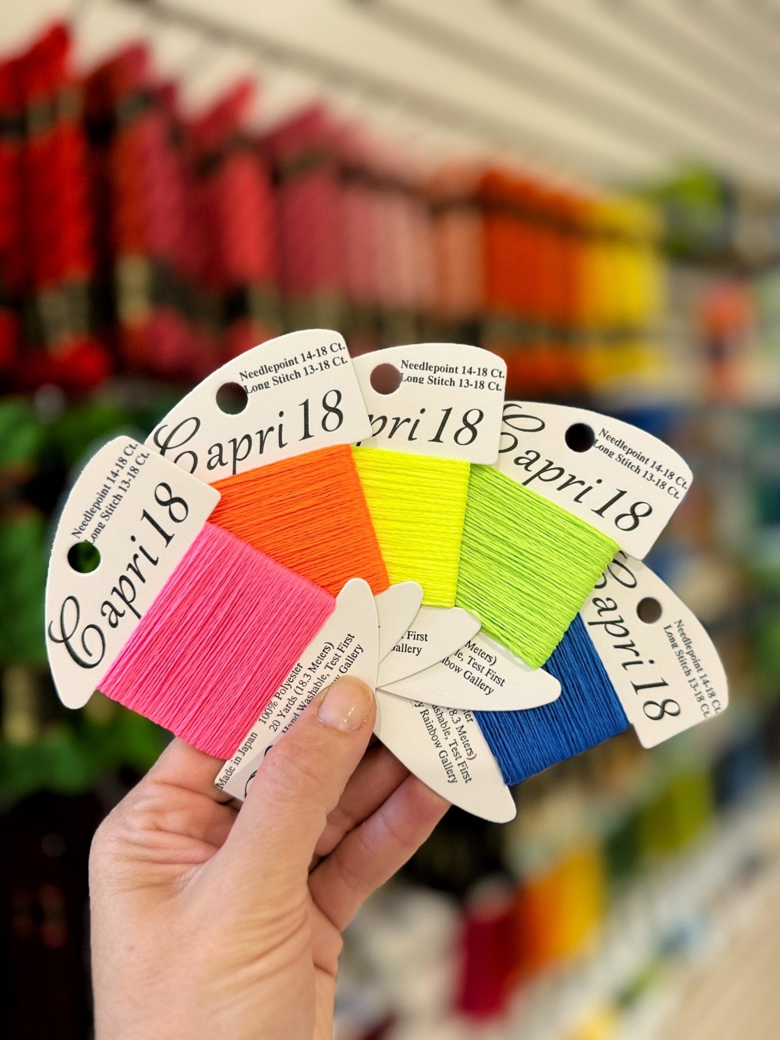 Capri 18 - Neon YellowRainbow GalleryThreadThe Red Thread Atelier