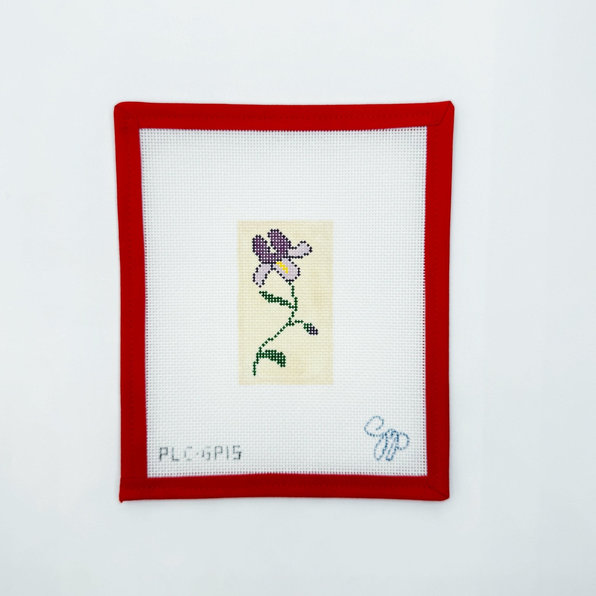 Iris Luggage TagPenny LinnCanvasThe Red Thread Atelier