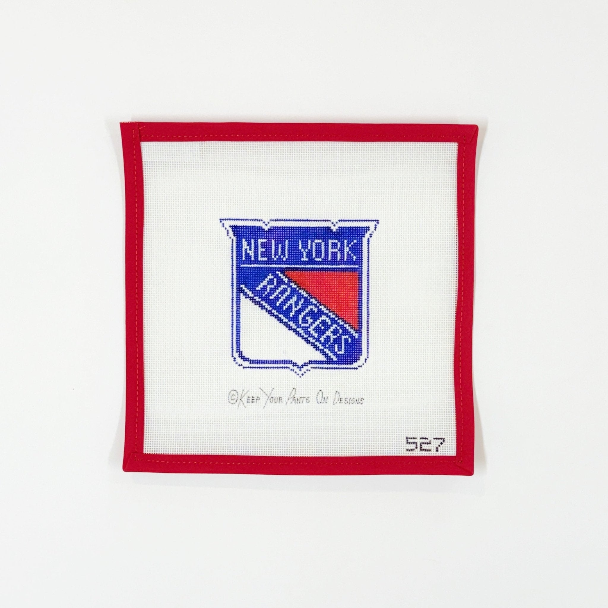 NY RangersCBK NeedlepointCanvasThe Red Thread Atelier