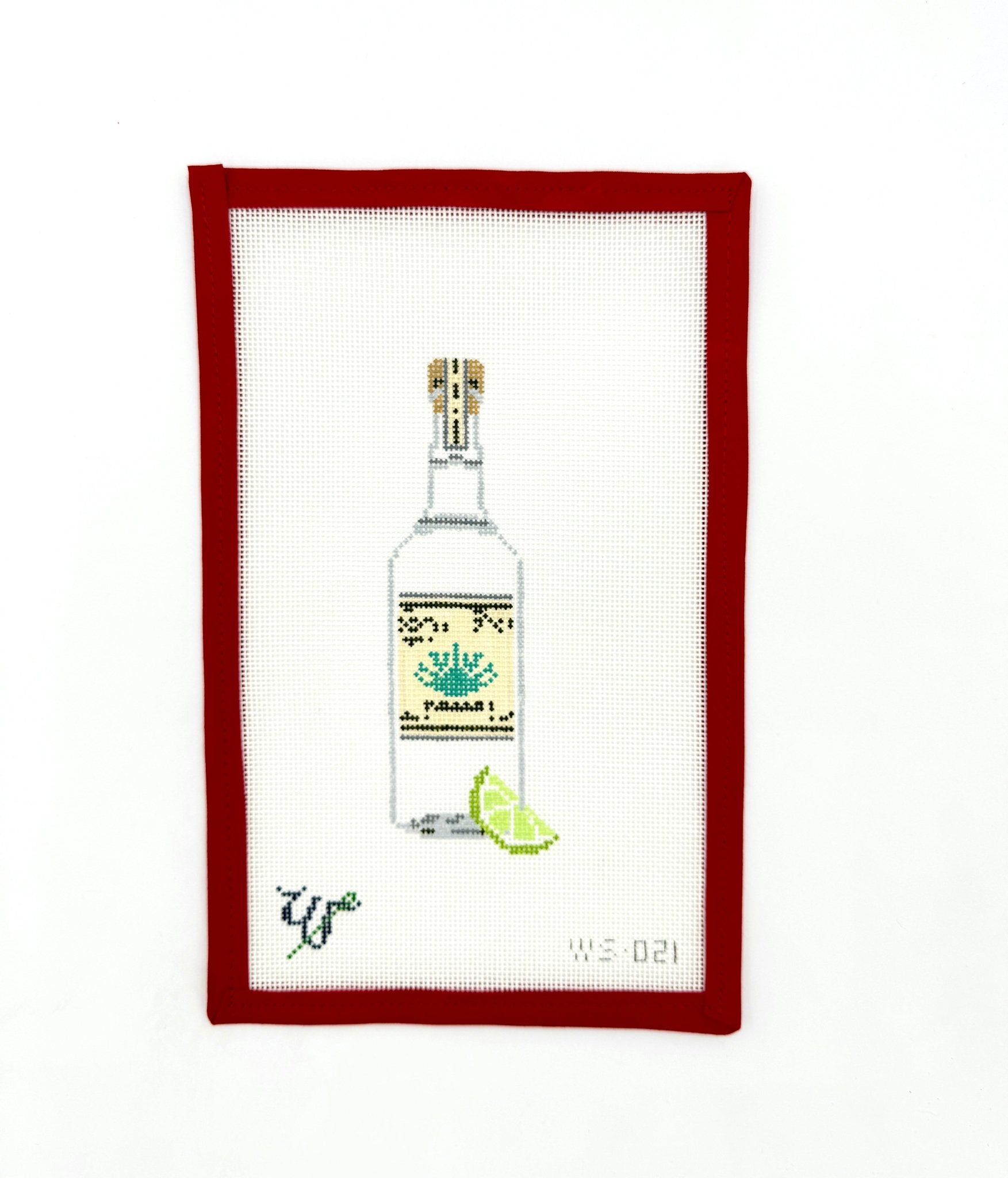 Casamigos tequilaWipstitchCanvasThe Red Thread Atelier