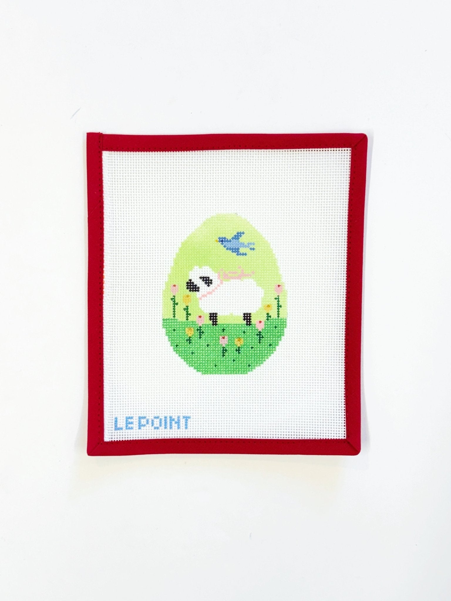 Le Point Egg - LambLe Point StudioCanvasThe Red Thread Atelier