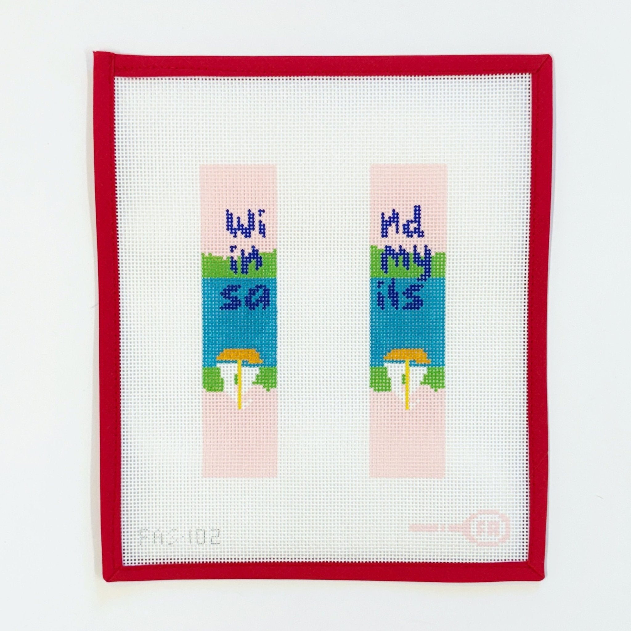 Loved Ones Key Fob - Wind In My SailsThe Red Thread AtelierCanvasThe Red Thread Atelier