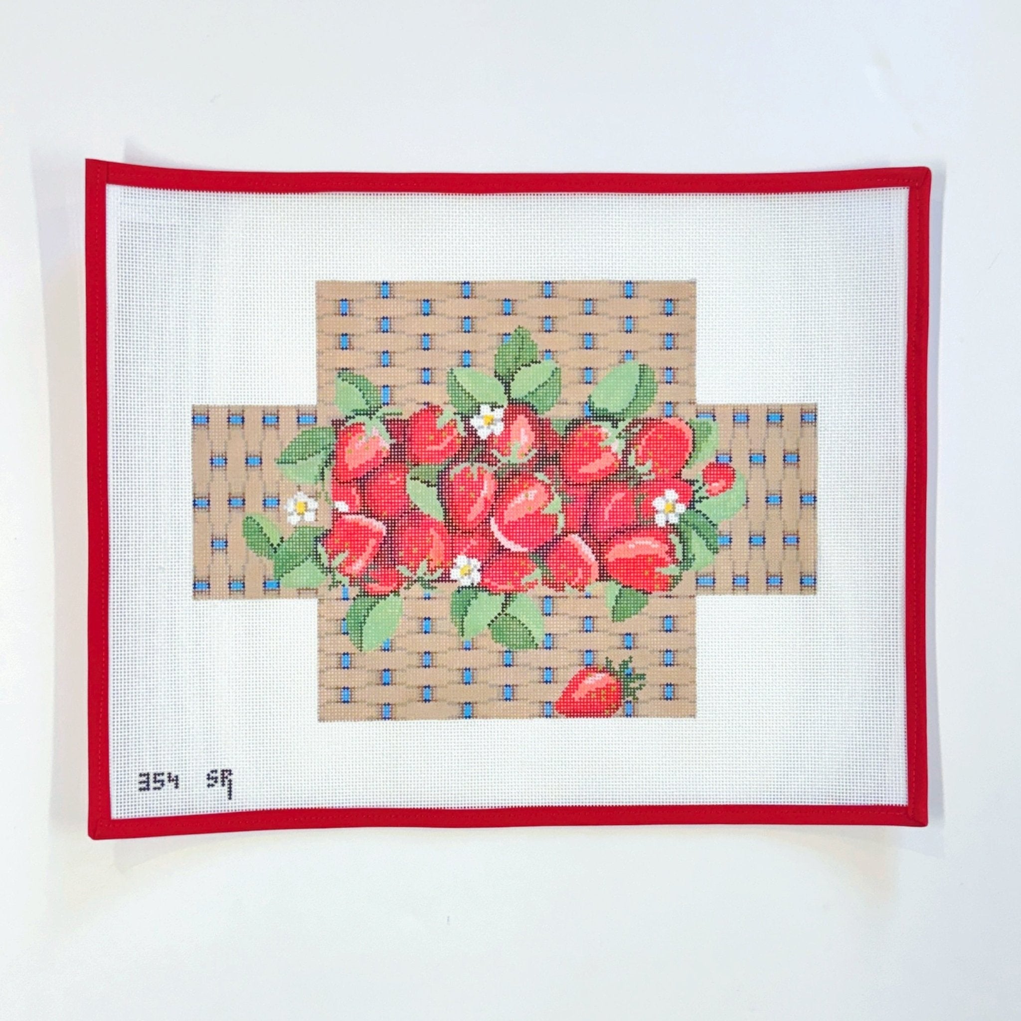 Strawberry BrickSusan RobertsCanvasThe Red Thread Atelier