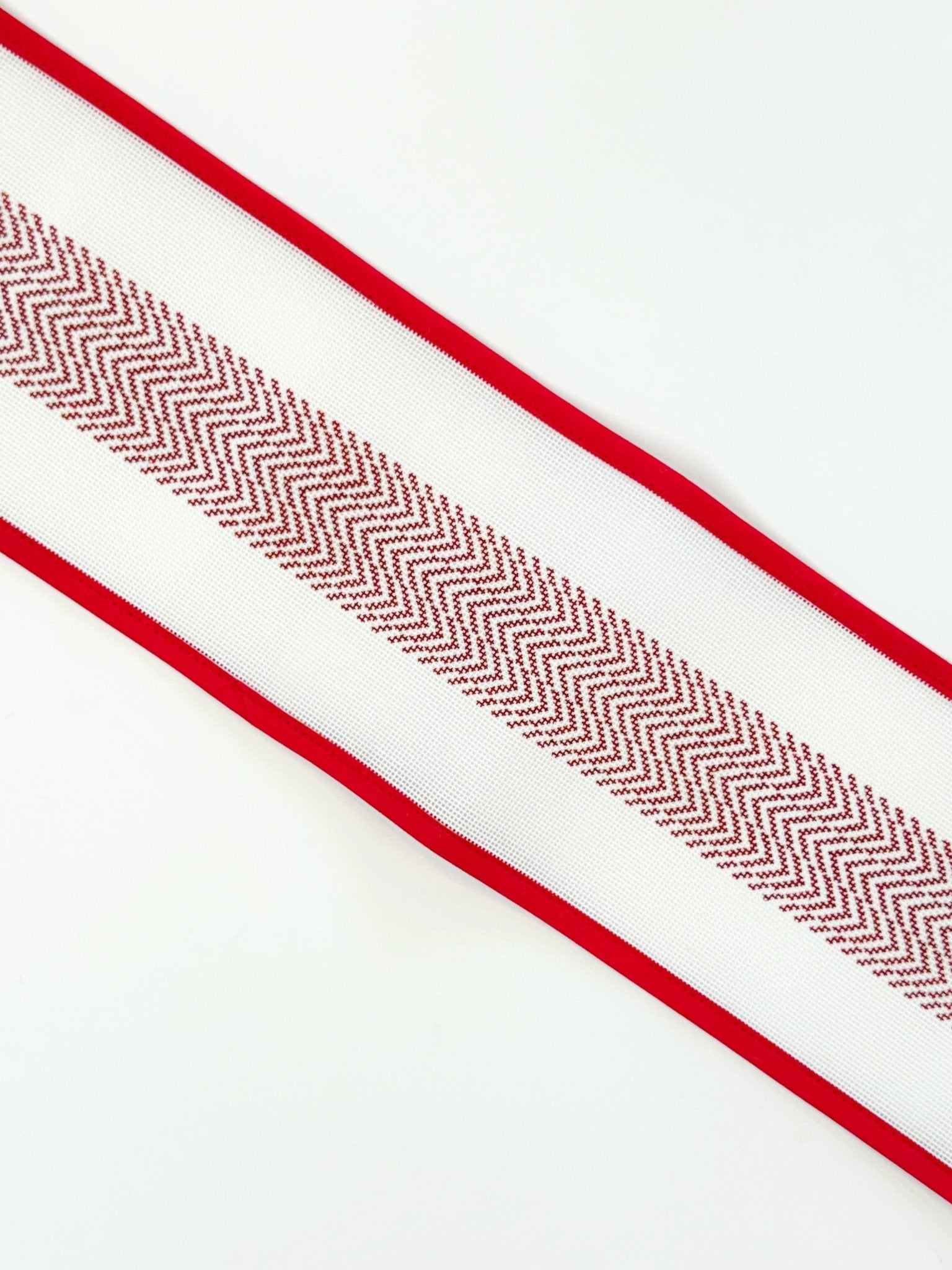 Red Chevron StrapAnne Fisher NeedlepointCanvasThe Red Thread Atelier