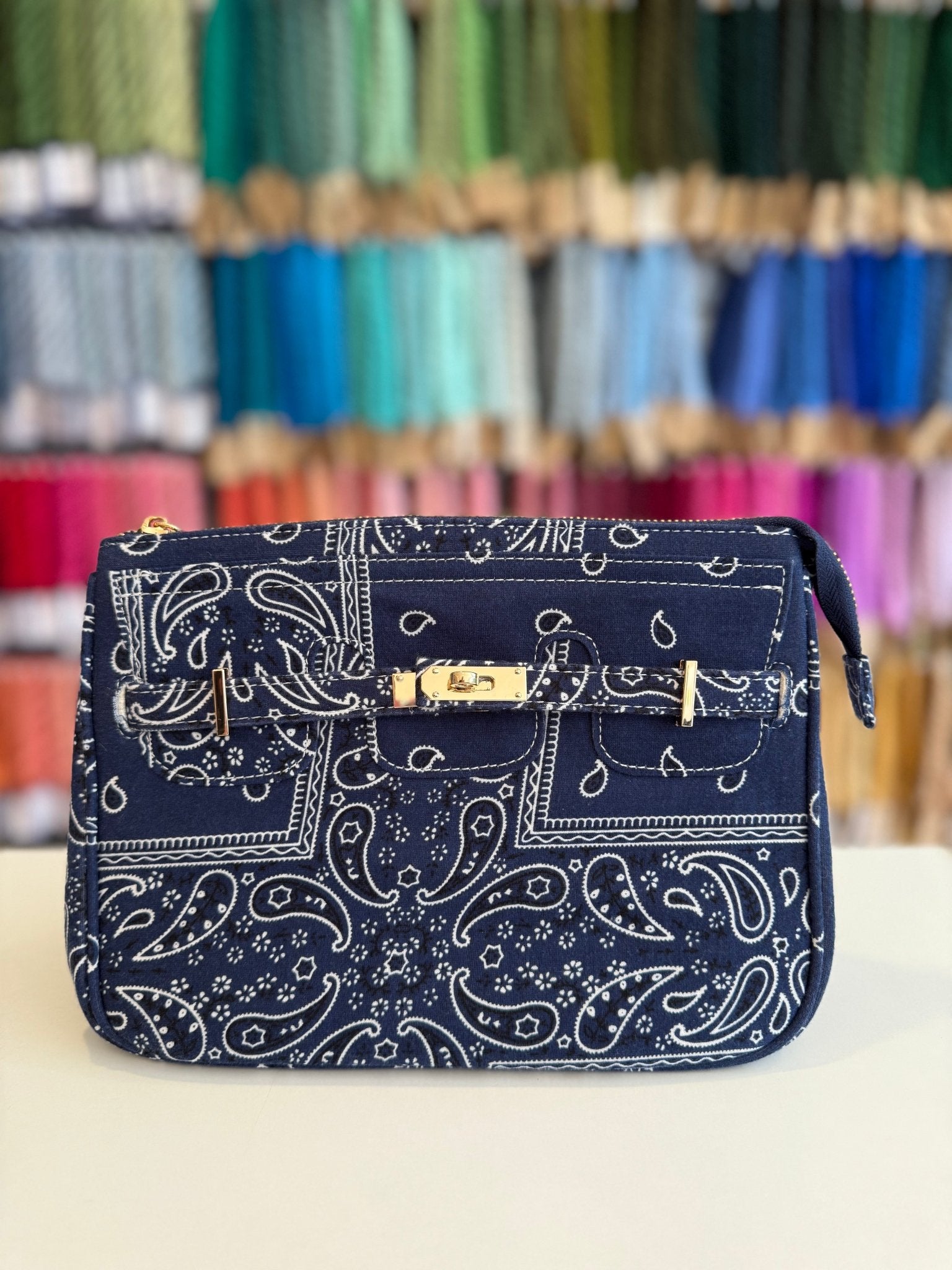 The Mini Project Bag - Cowboy BlueLe StitchAccessoriesThe Red Thread Atelier