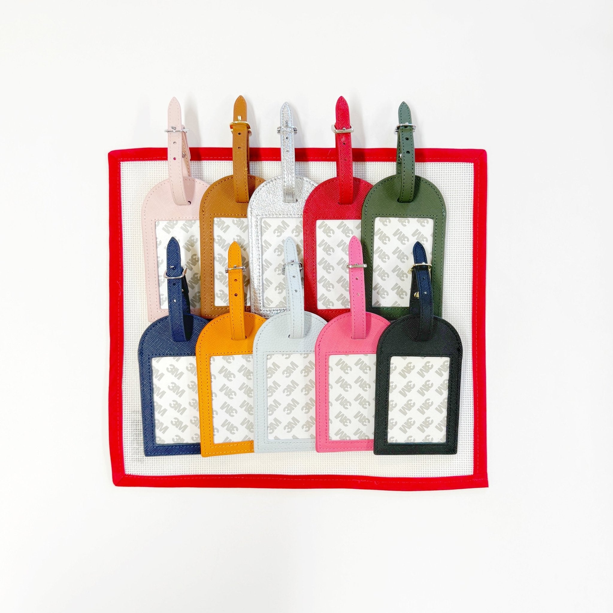 Leather Luggage TagsRachel BarriCanvasThe Red Thread Atelier