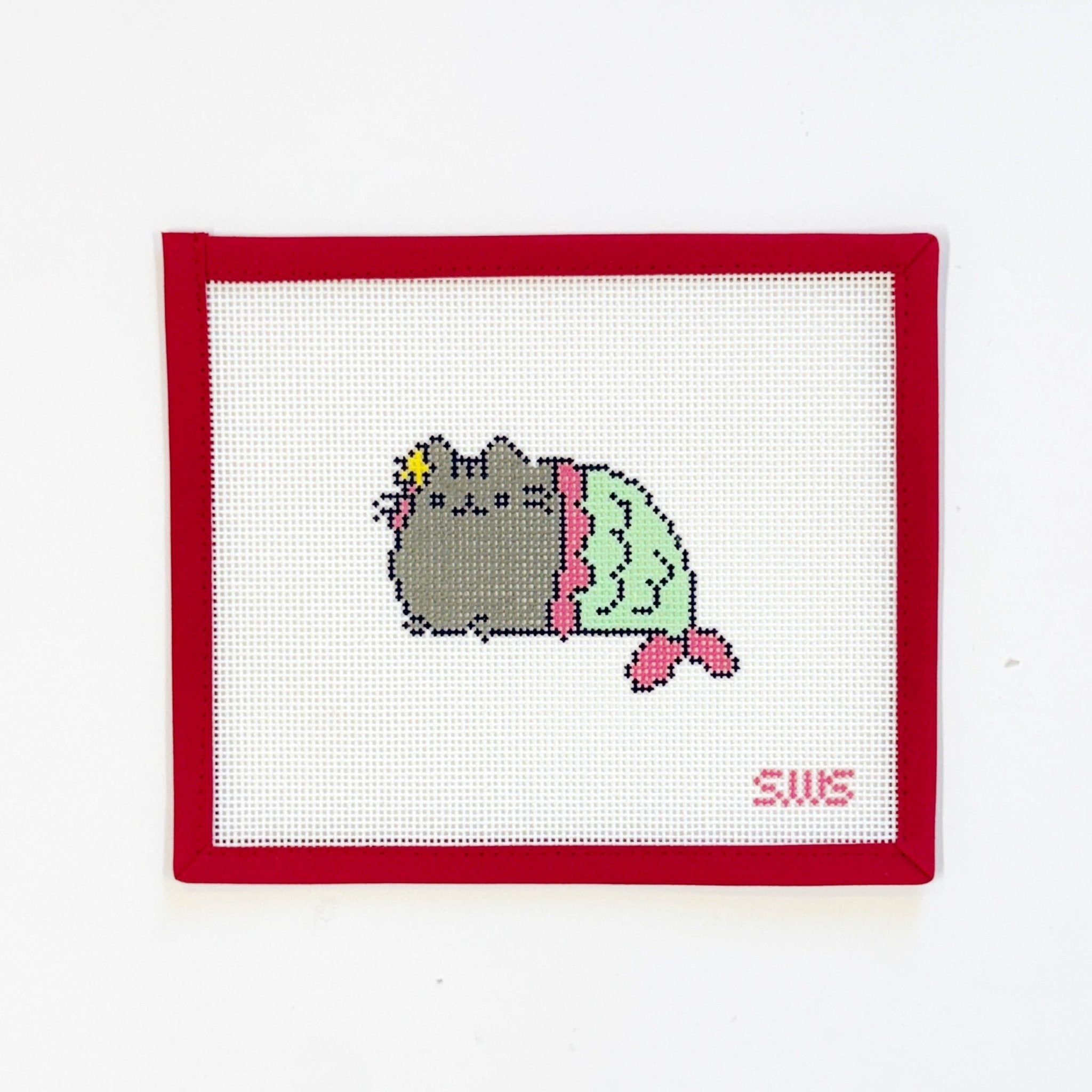 Mermaid Cat Pusheenstitching with StaceyCanvasThe Red Thread Atelier