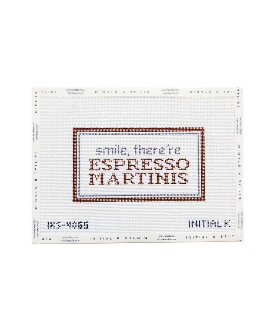 Espresso MartinisInitial KCanvasThe Red Thread Atelier