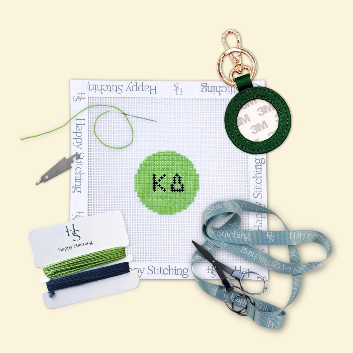 Kappa Delta Fob Kit - Happy Stitching