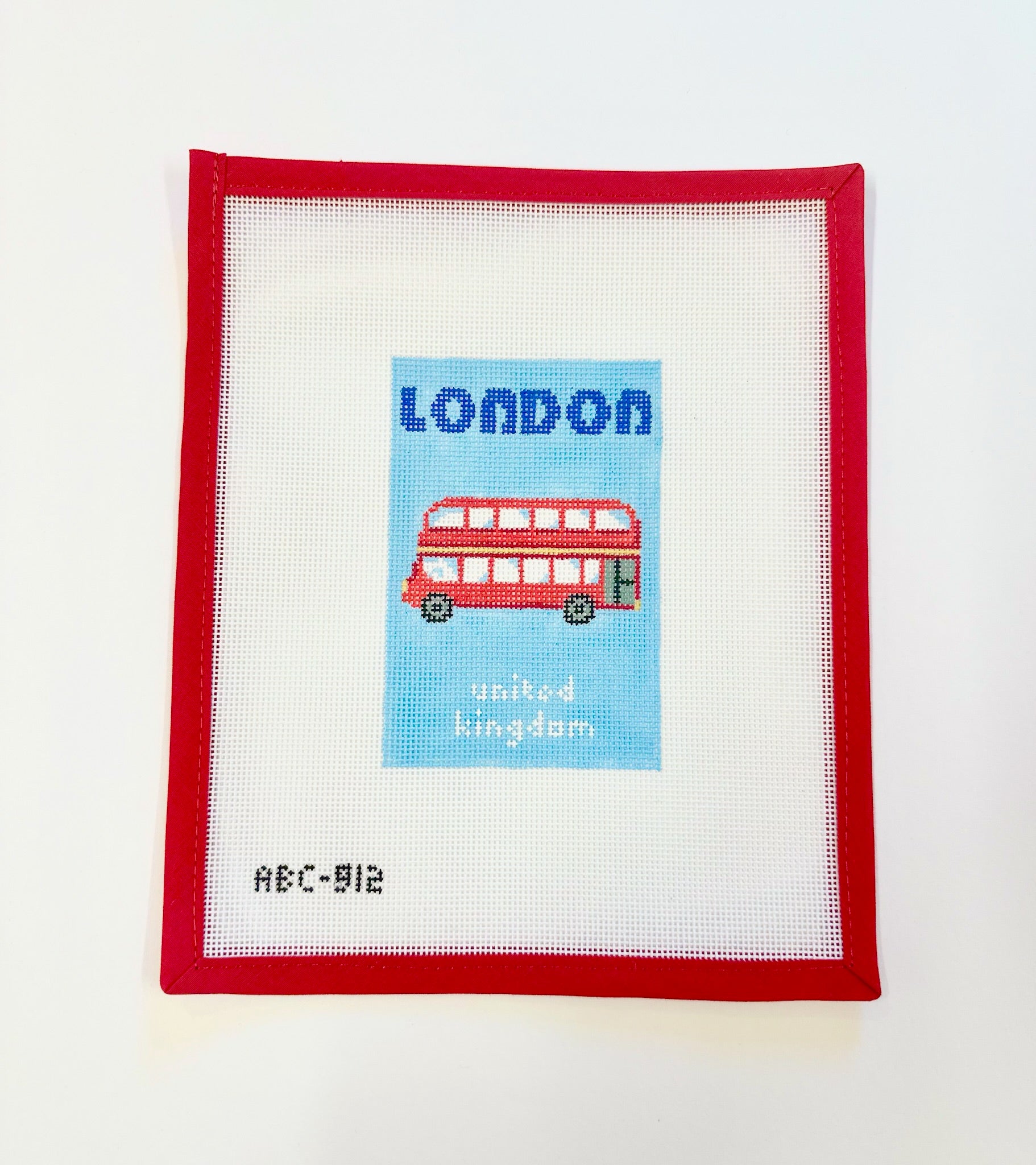 Travel BooksAtlantic BlueCanvasThe Red Thread Atelier