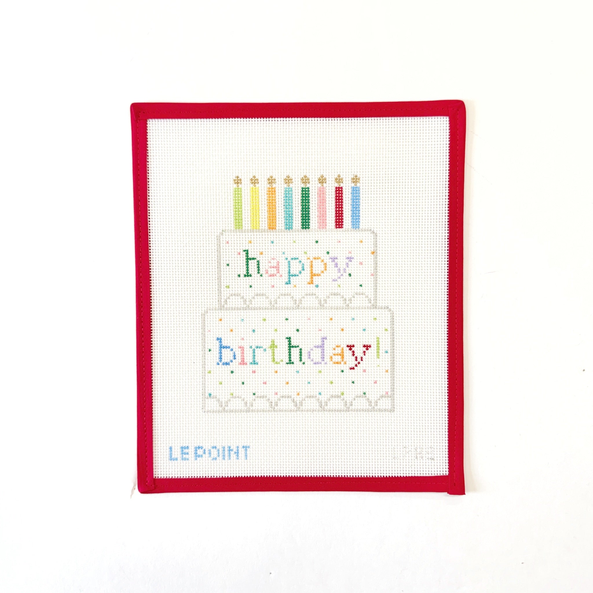 Happy BirthdayLe Point StudioCanvasThe Red Thread Atelier