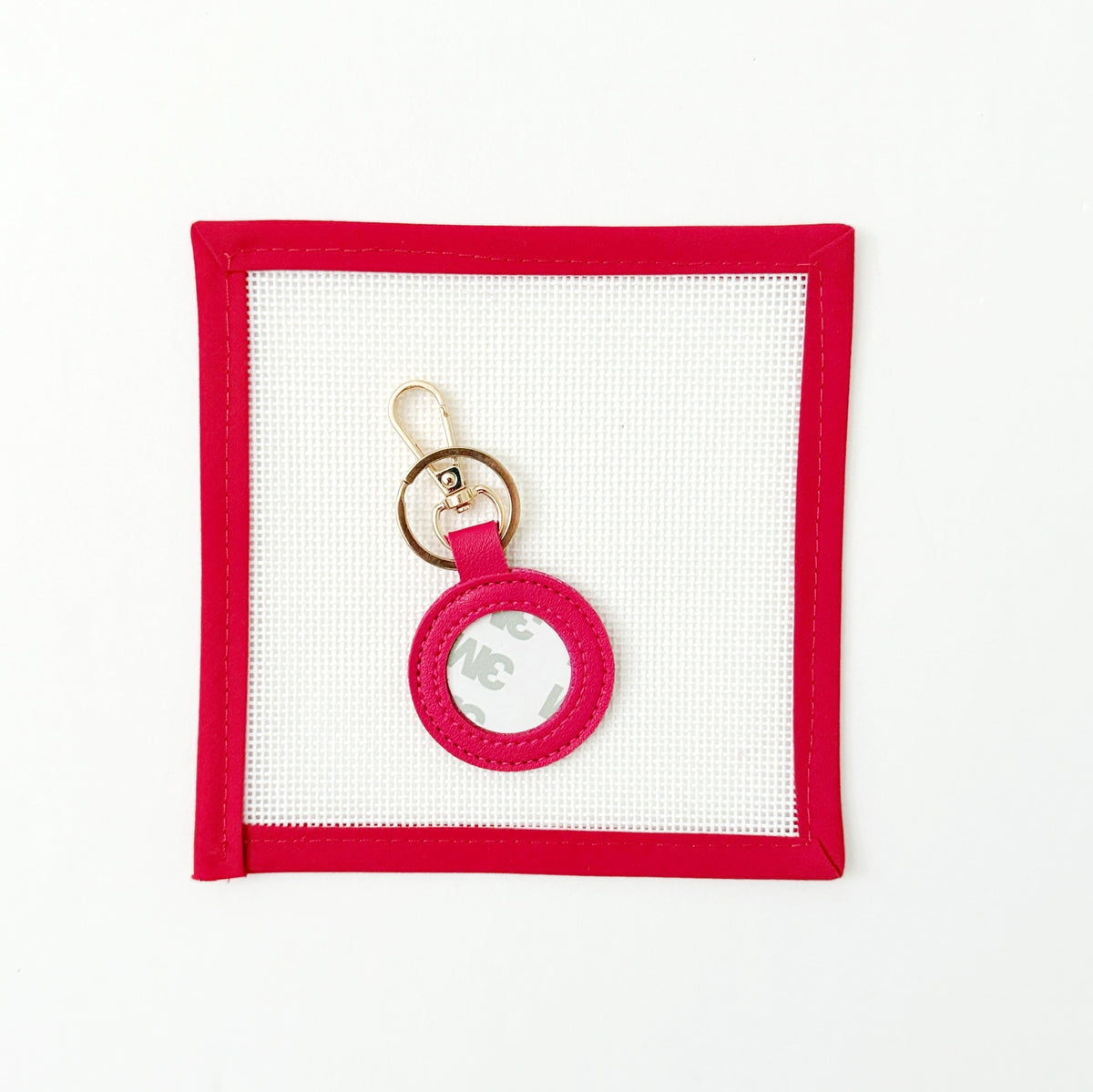 Leather Key FobsPlanet Earth FiberThe Red Thread Atelier
