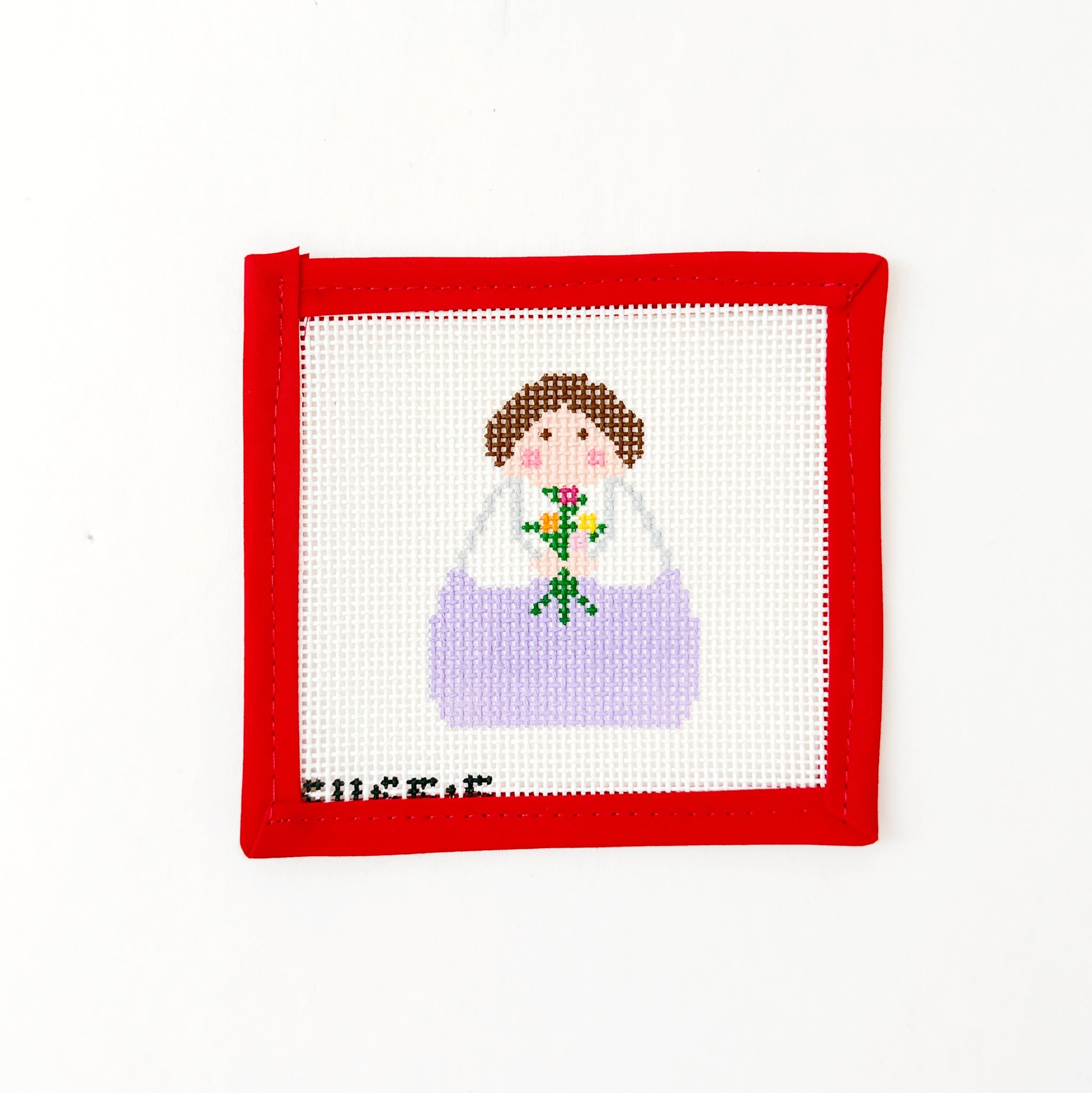 Stitch It Angel Purple Dress with FlowersKCNCanvasThe Red Thread Atelier