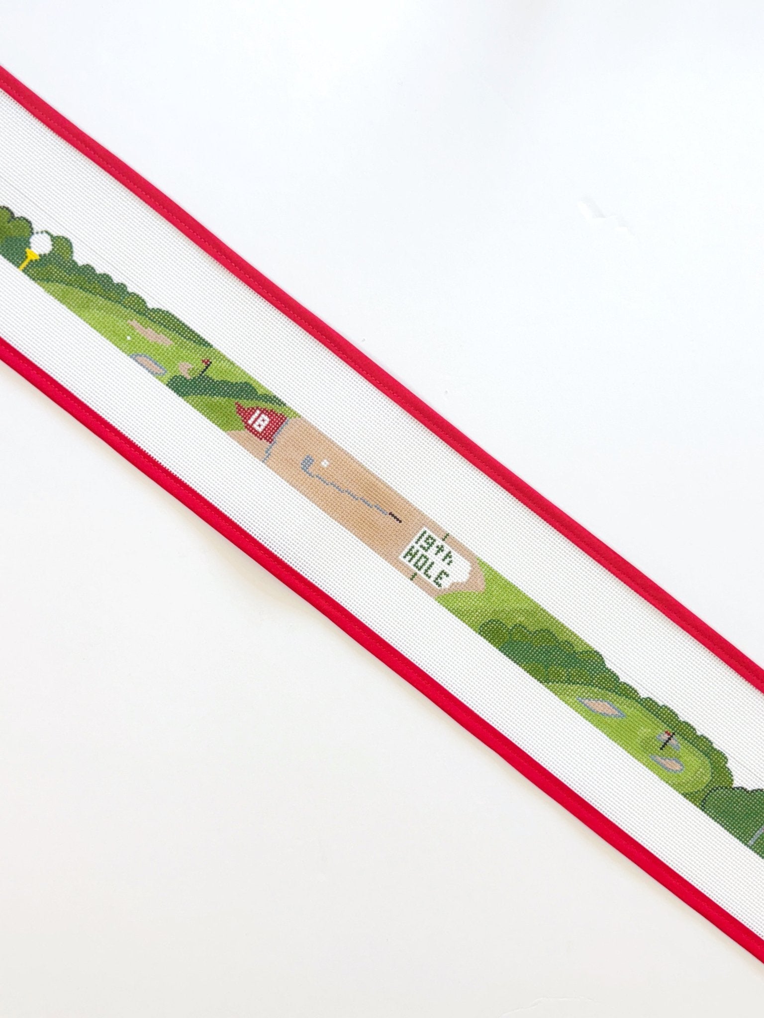 19th Hole BeltSusan RobertsCanvasThe Red Thread Atelier